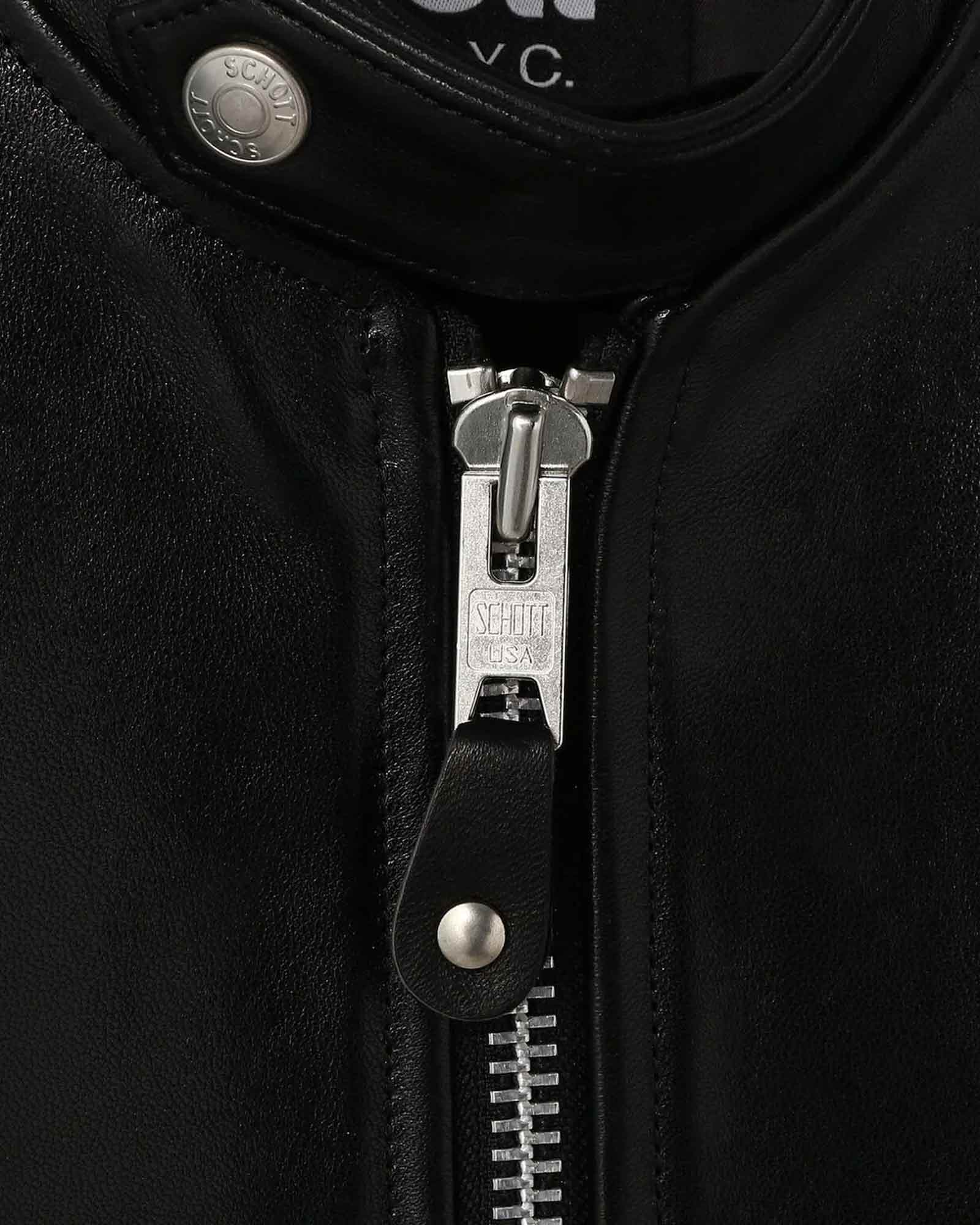 Schott・ショット - レザージャケット 70’S SINGLE RIDERS JACKET / BLACK
