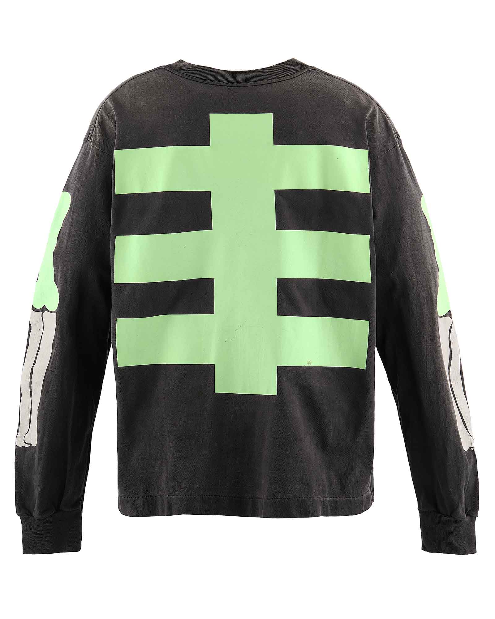 ©SAINT M××××××・圣迈克尔 -  BH_LS T-SHIRT/BONE / BLACK