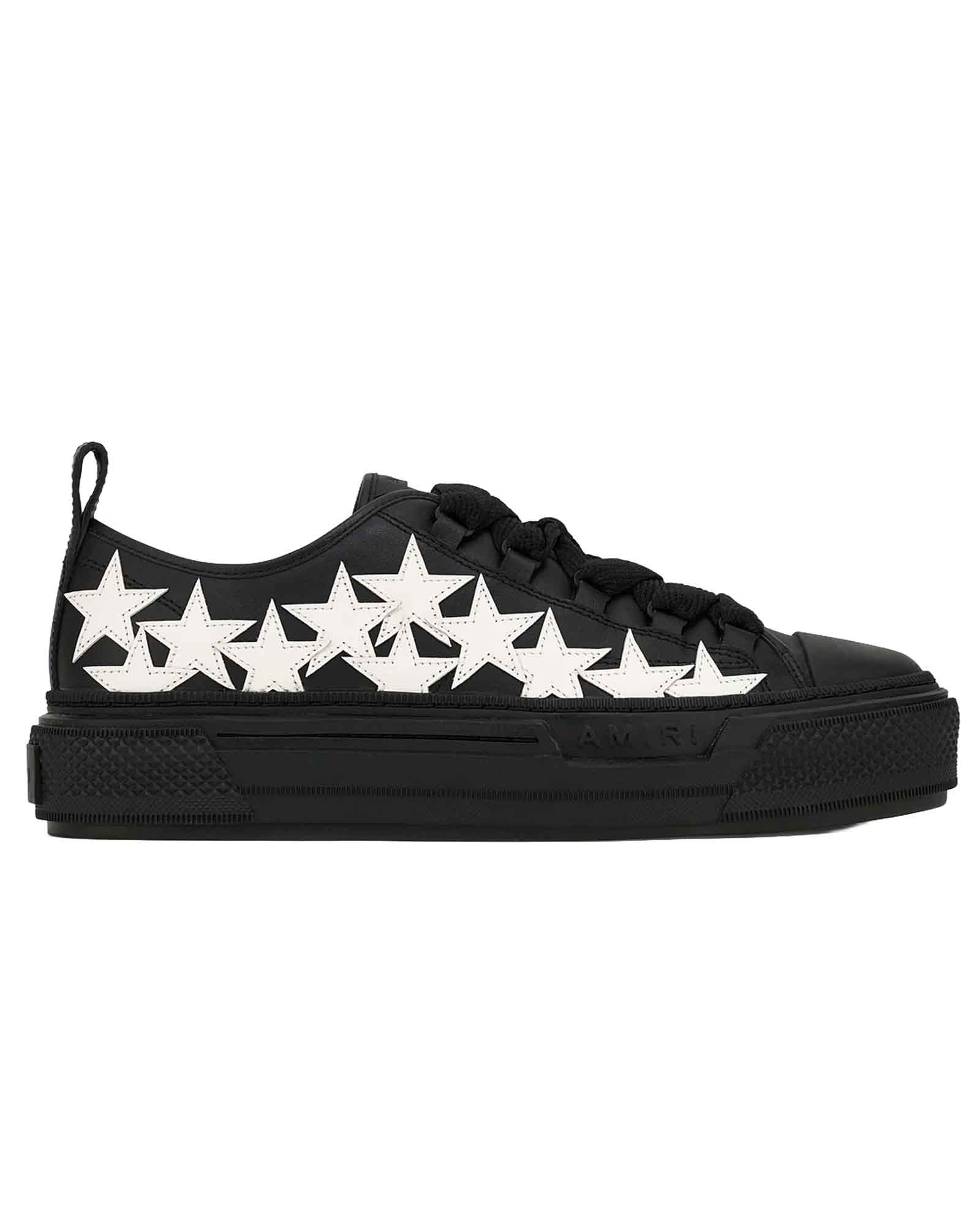 AMIRI・アミリ - ローカットスニーカー STARS COURT LOW / BLACK/BLACK