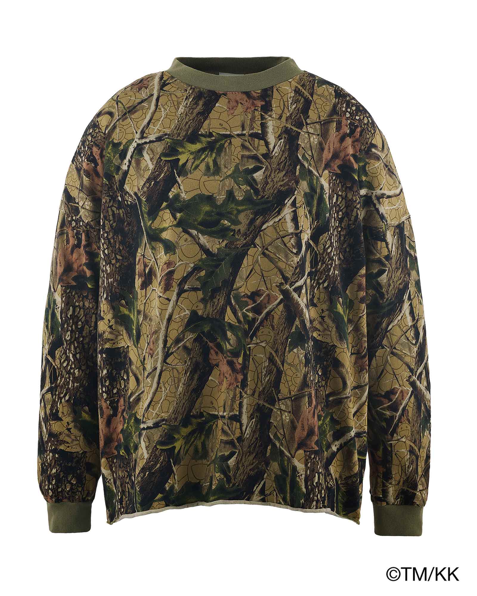 LS T-SHIRT WIDE / CAMO/WHITE