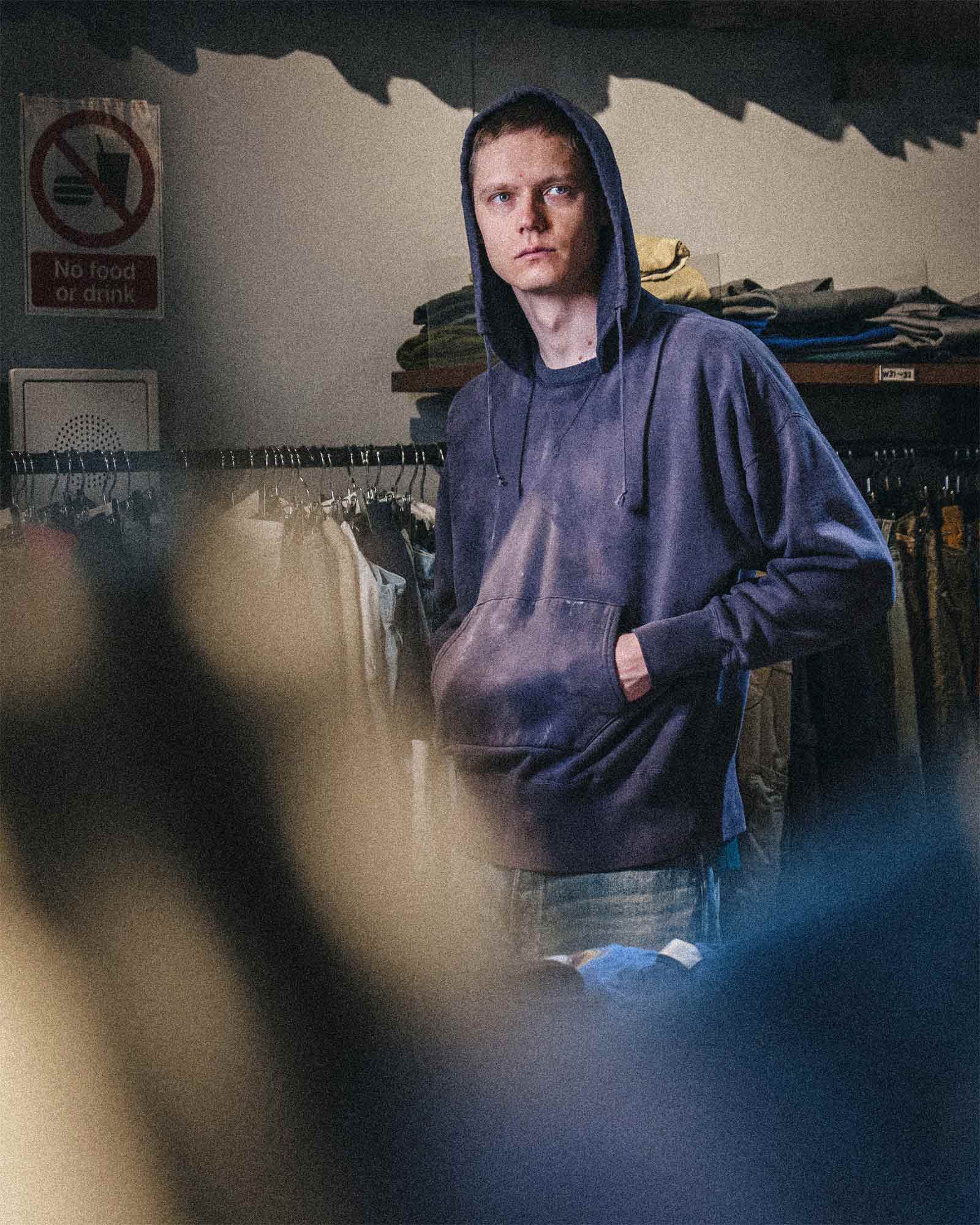 ©SAINT M××××××・セントマイケル - パーカー・フーディ BBJ_AFTER HOODED HOODIE/V / NAVY