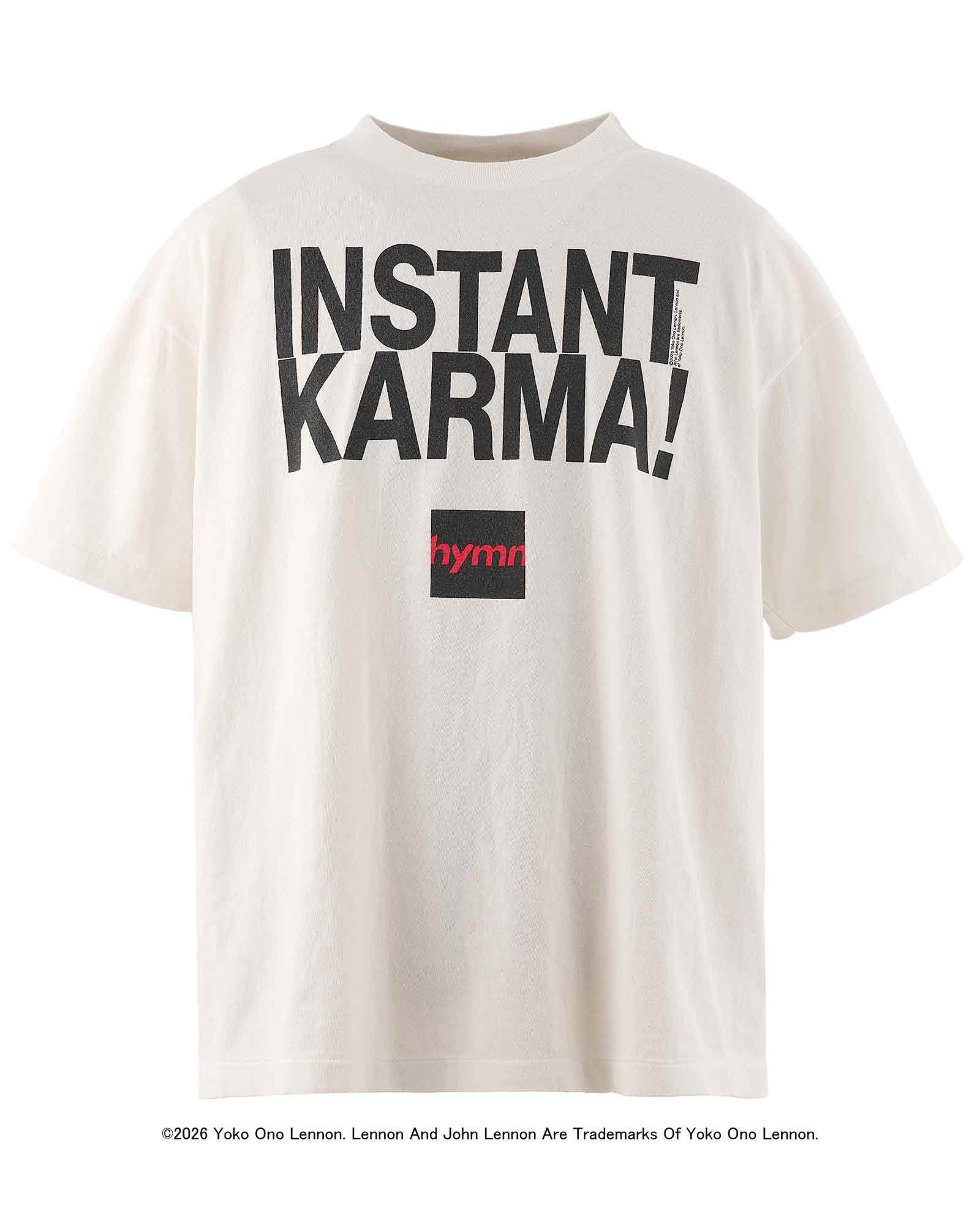 JL_SS T-SHIRT/INSTANT KARMA / WHITE