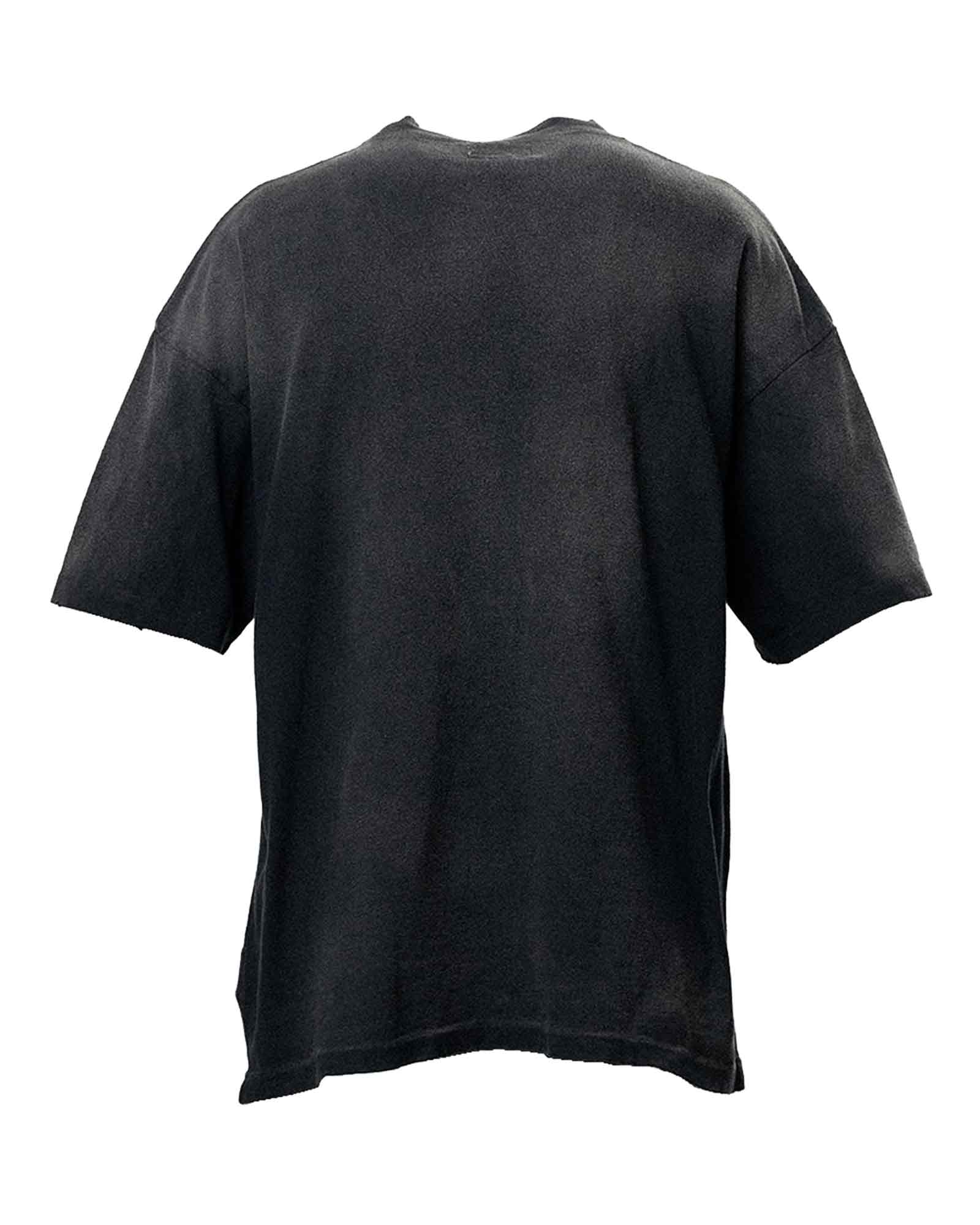 KAMIYA (カミヤ) SS26 “CRAYON FLAME KMY” TEE / BLACK | Detail