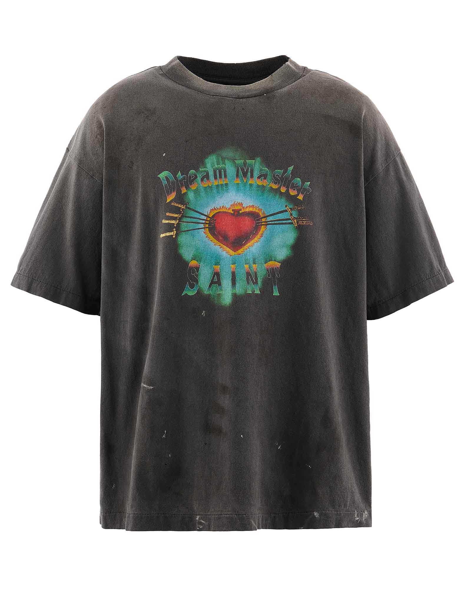 SS T-SHIRT/HEART / BLACK