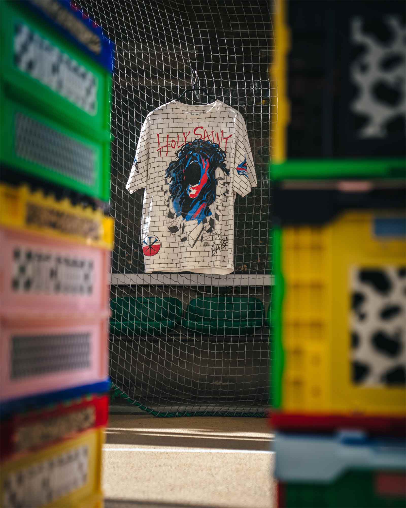 ©SAINT M××××××・セントマイケル - Tシャツ・カットソー SS T-SHIRT/HOLY SAINT / WHITE