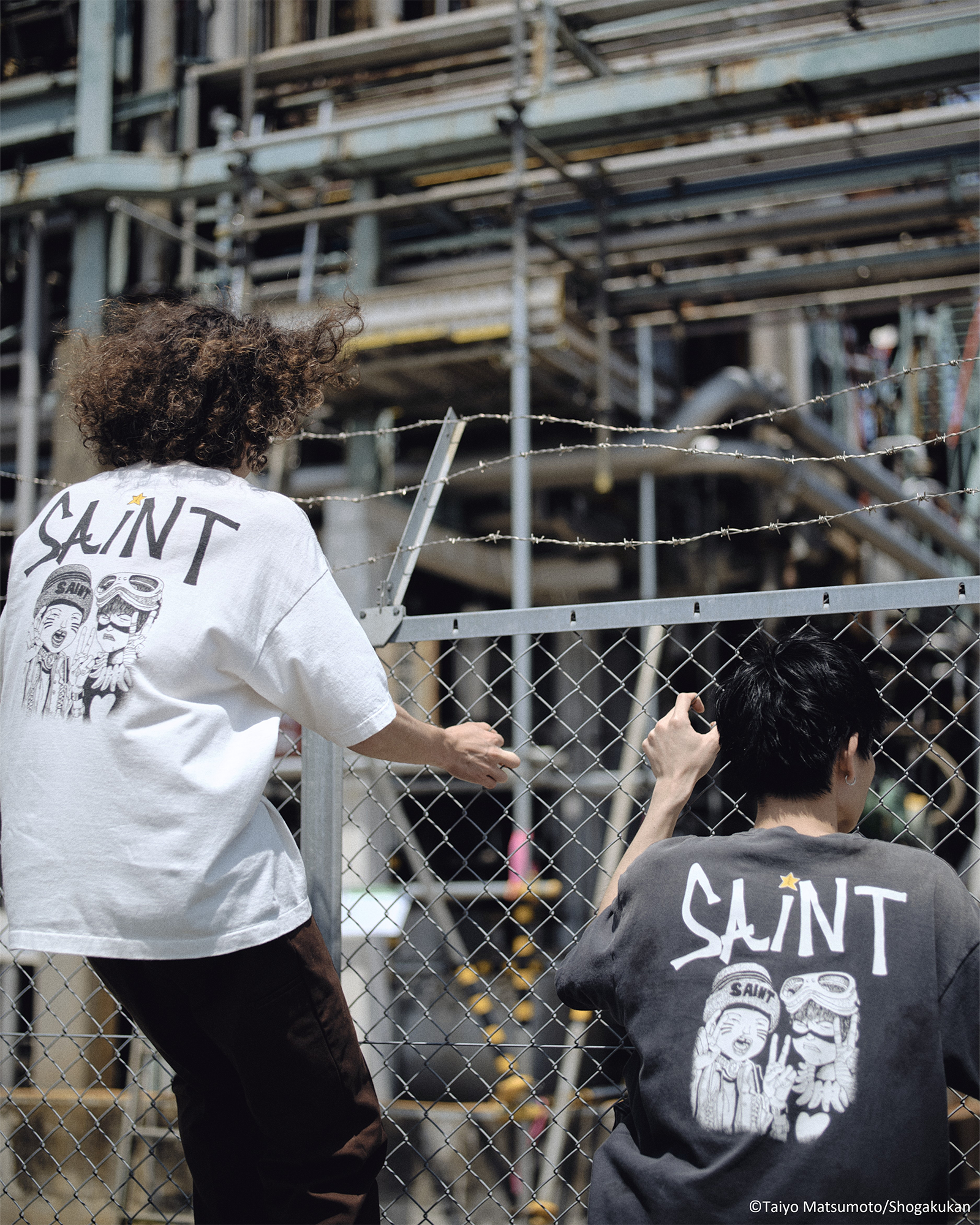 ©SAINT M××××××・セントマイケル - Tシャツ・カットソー 鉄コン筋クリート_SS T-SHIRT/SHIRO / WHITE