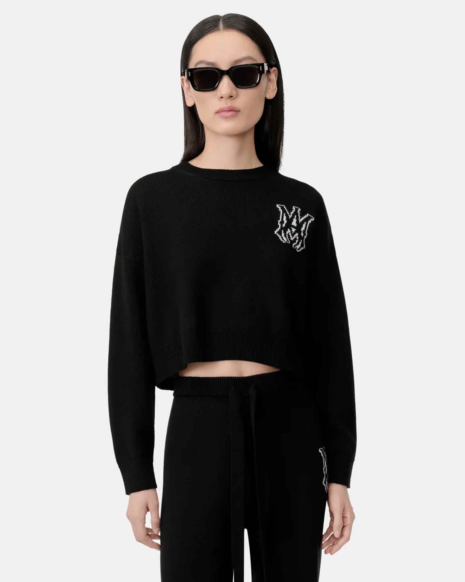 AMIRI・アミリ - ニット・セーター MA SWEATER / BLACK