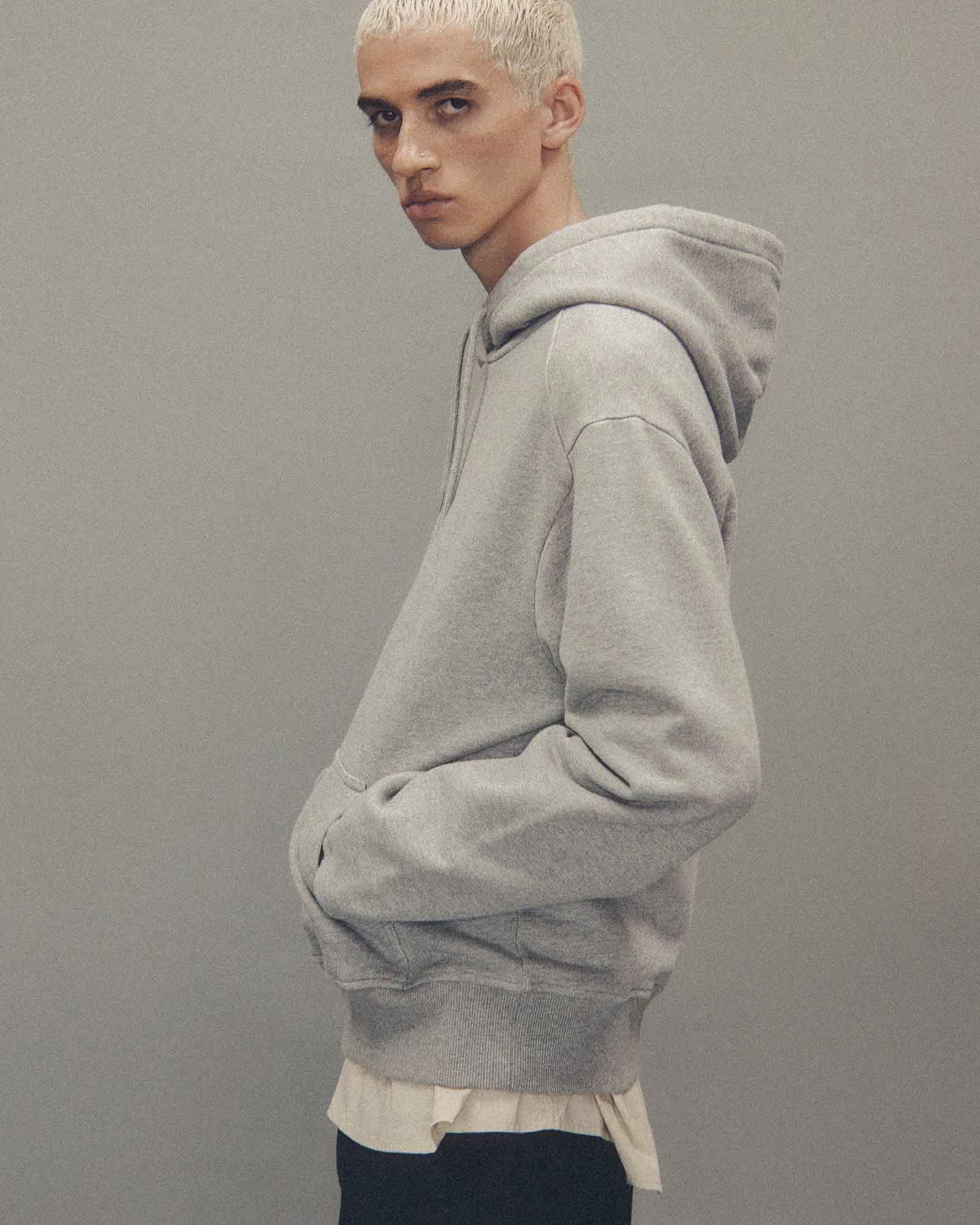 Entire studios・entire studio -  STANDARD HOOD / GREY MARLE