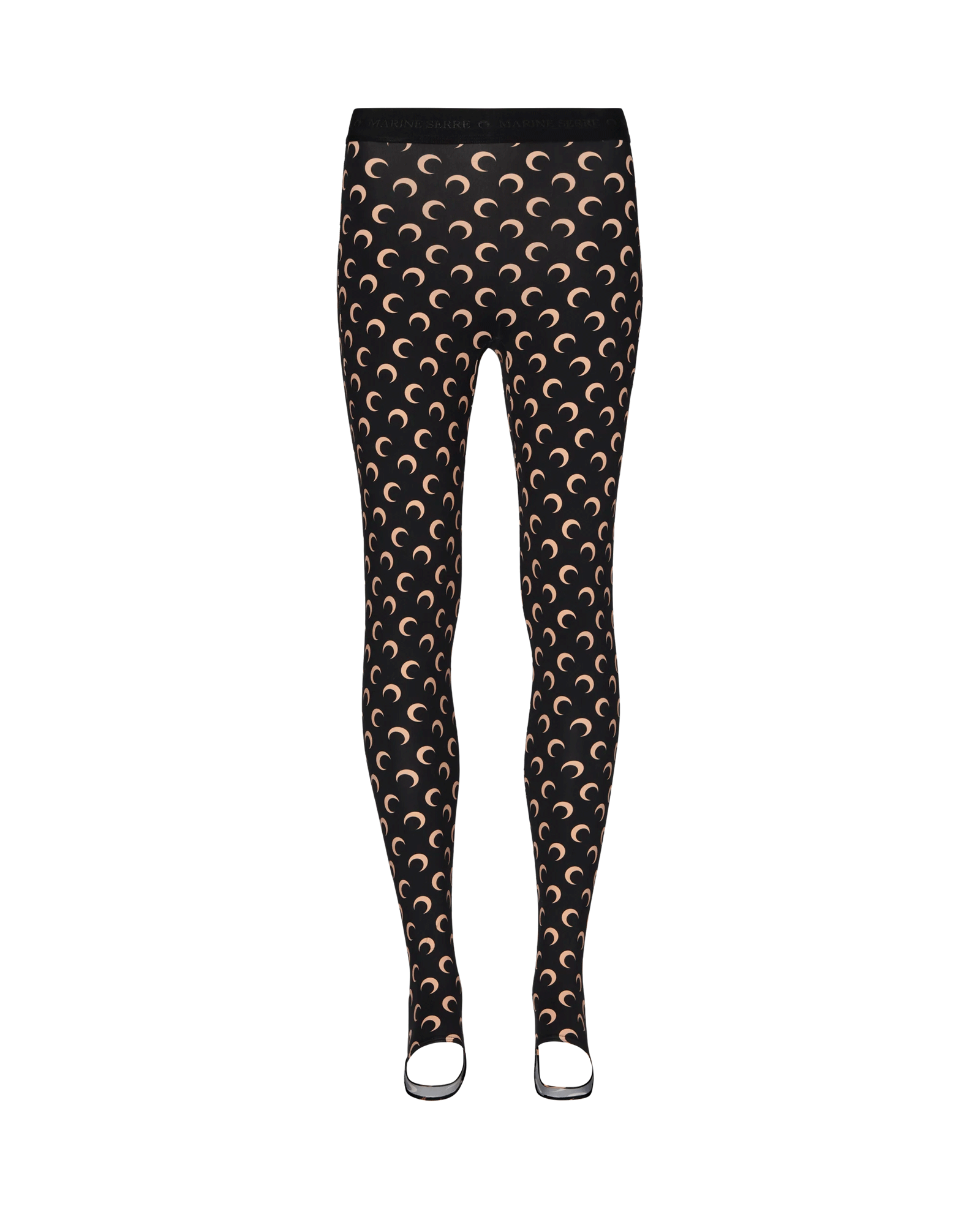 MOON PRINTED JERSEY LEGGINGS / INVERSE TAN