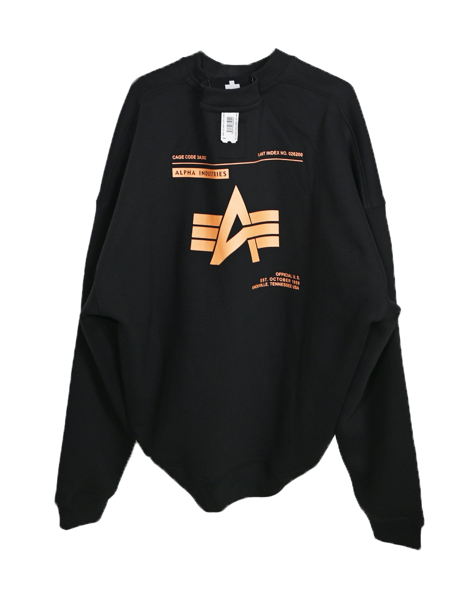 PROTOTYPES・プロトタイプス - スウェット BOX PLEAT CREW NECK  / BLACK