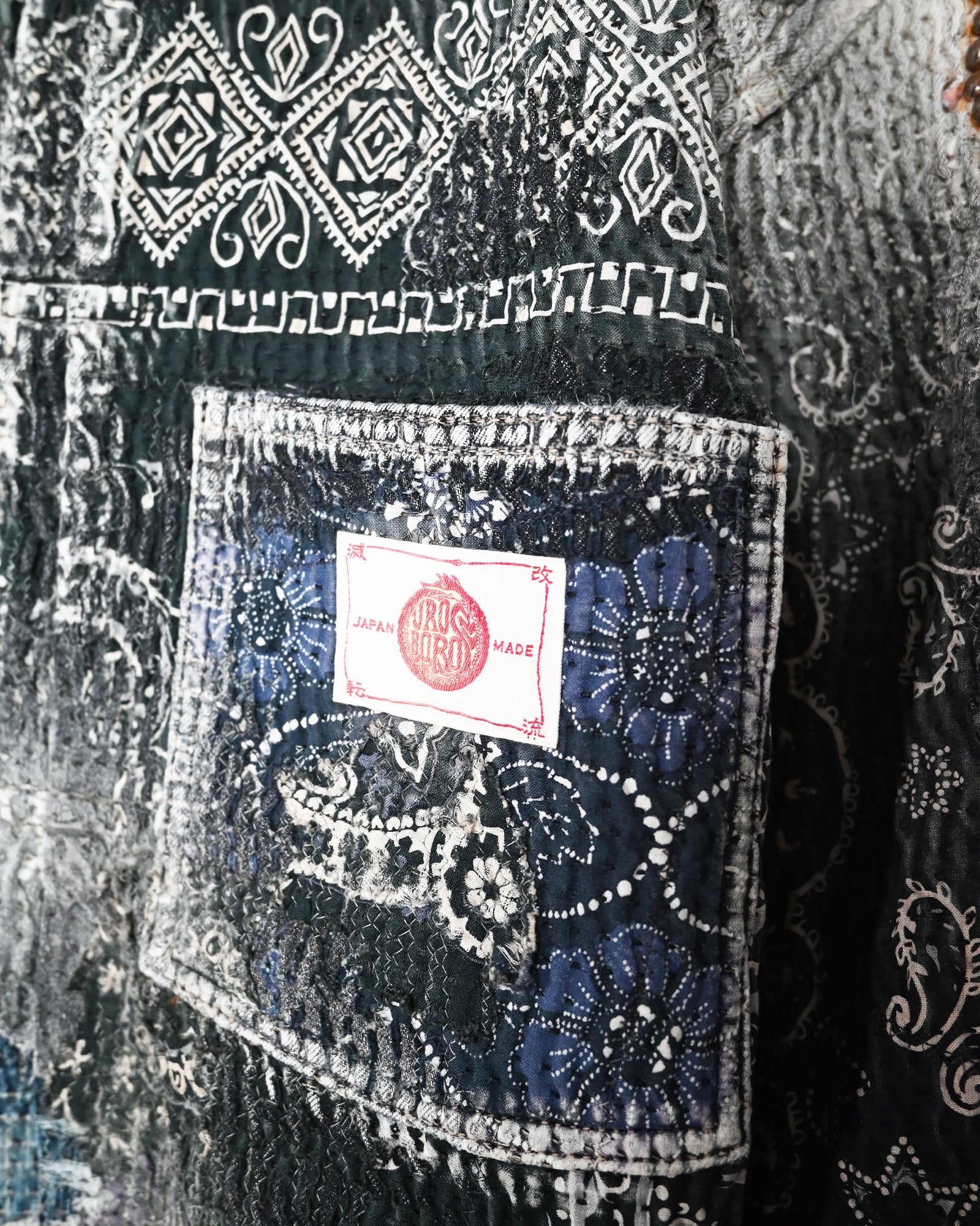 PROLETA RE ART・プロレタ リ アート - デニムジャケット UROBOROS 1st ジャケット(スタッズスペシャル仕様) / MULTI