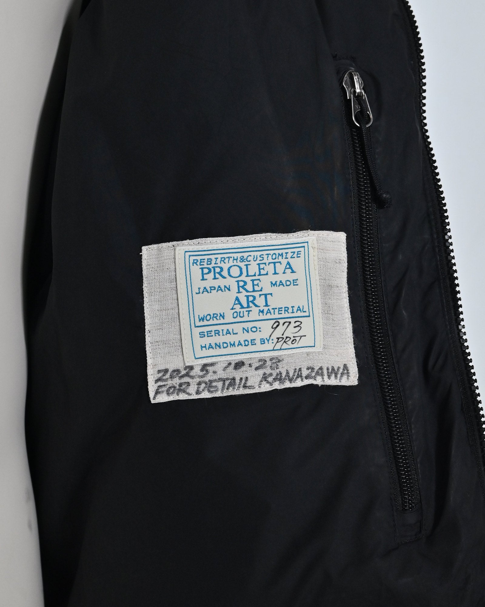 PROLETA RE ART・プロレタ リ アート - ダウンジャケット STUDS CUSTOMIZED VINTAGE DOWN JACKET(XXXL) / MULTI