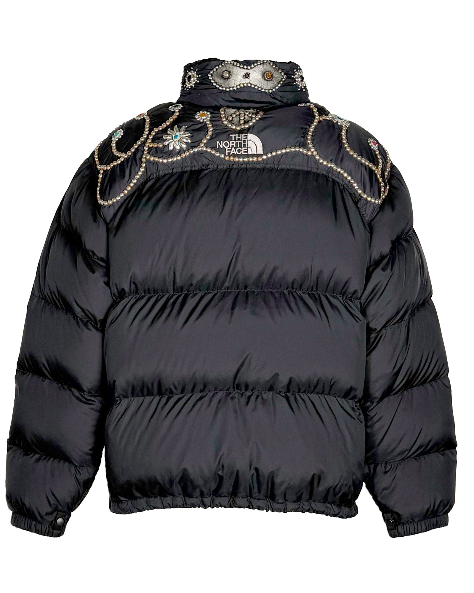 PROLETA RE ART・プロレタ リ アート - ダウンジャケット STUDS CUSTOMIZED VINTAGE DOWN JACKET(XXL) / MULTI