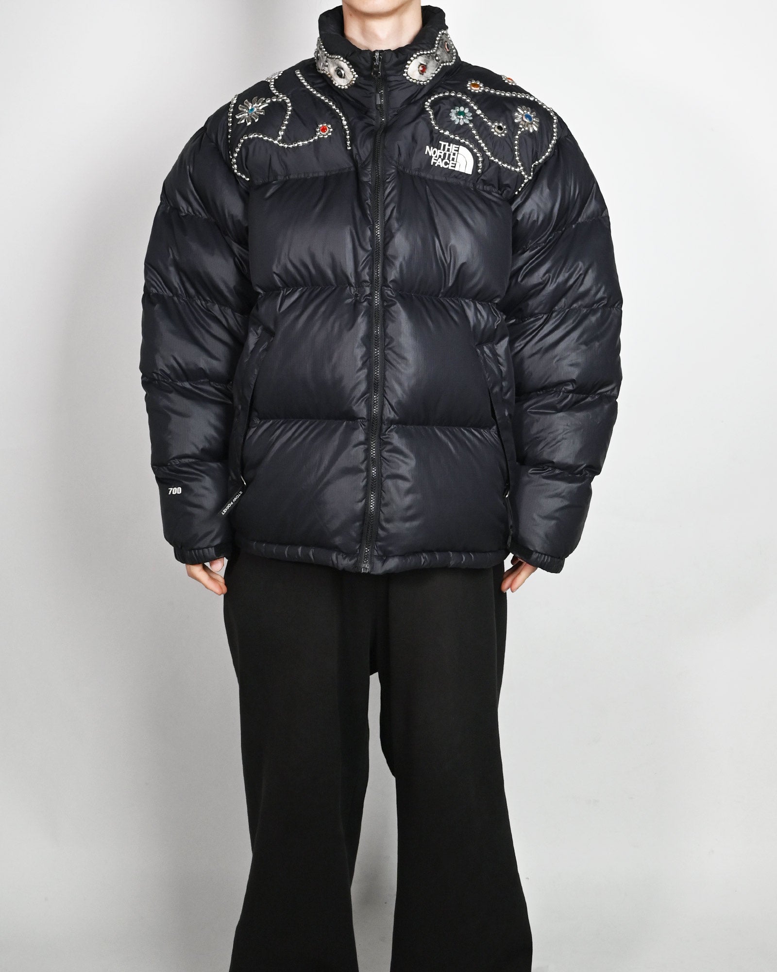 PROLETA RE ART・プロレタ リ アート - ダウンジャケット VINTAGE NUPTSE STUDS JACKET (XXL) / MULTI