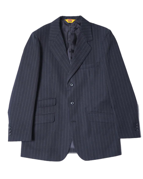 PINSTRIPE TAILORED JACKET / BLACK | detail-online-store