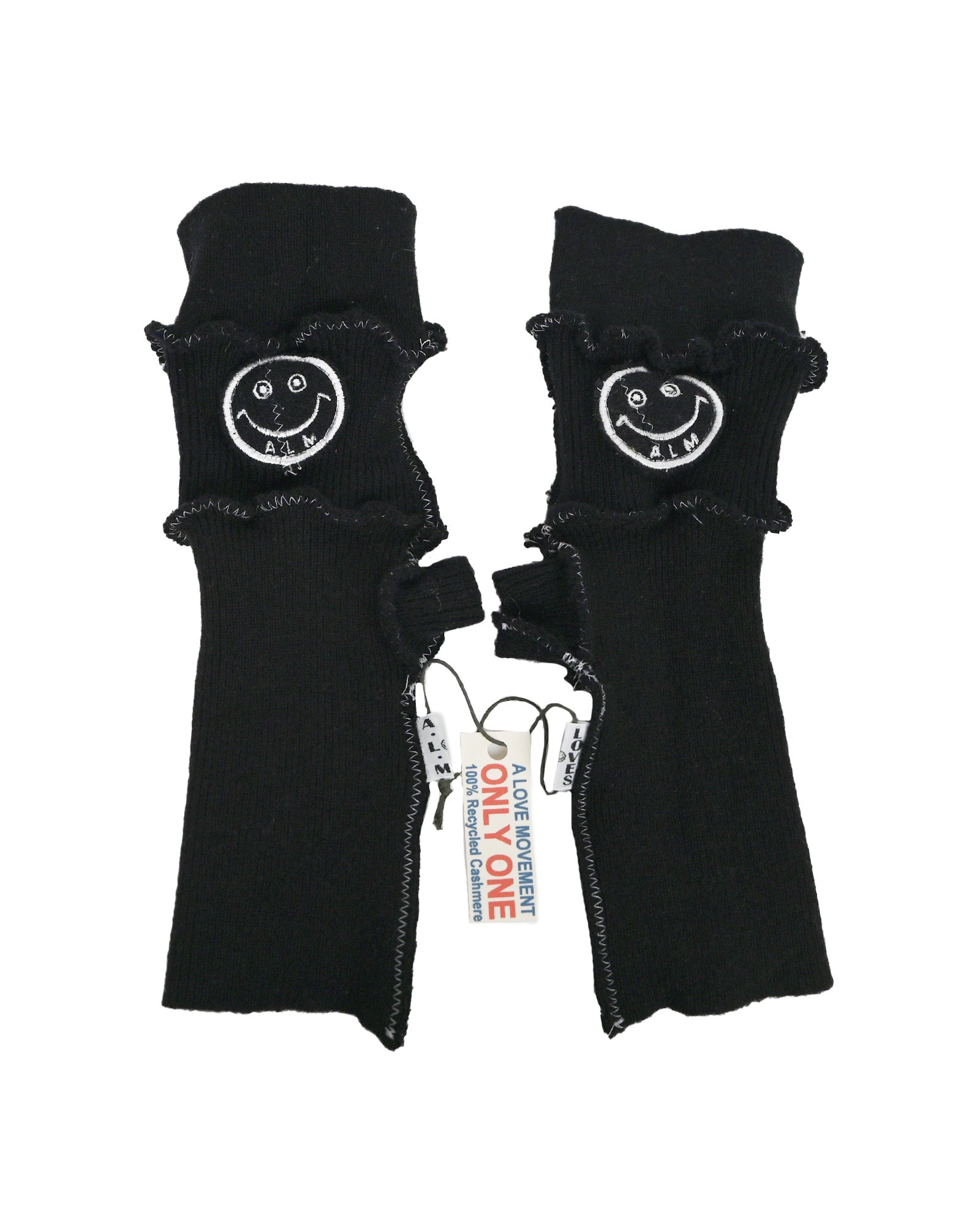 CASHMERE GLOVES 8 / BLACK