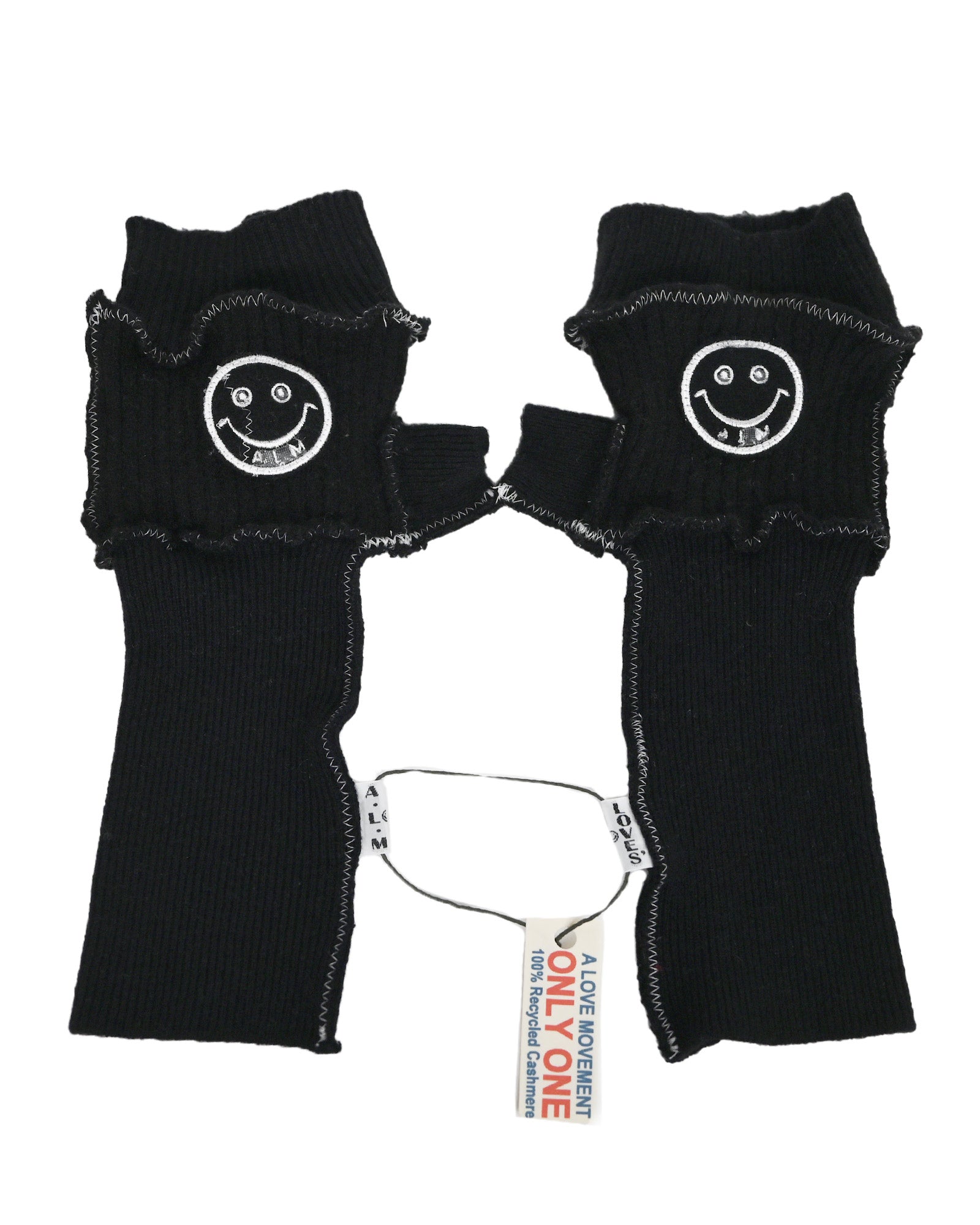 CASHMERE GLOVES 7 / BLACK