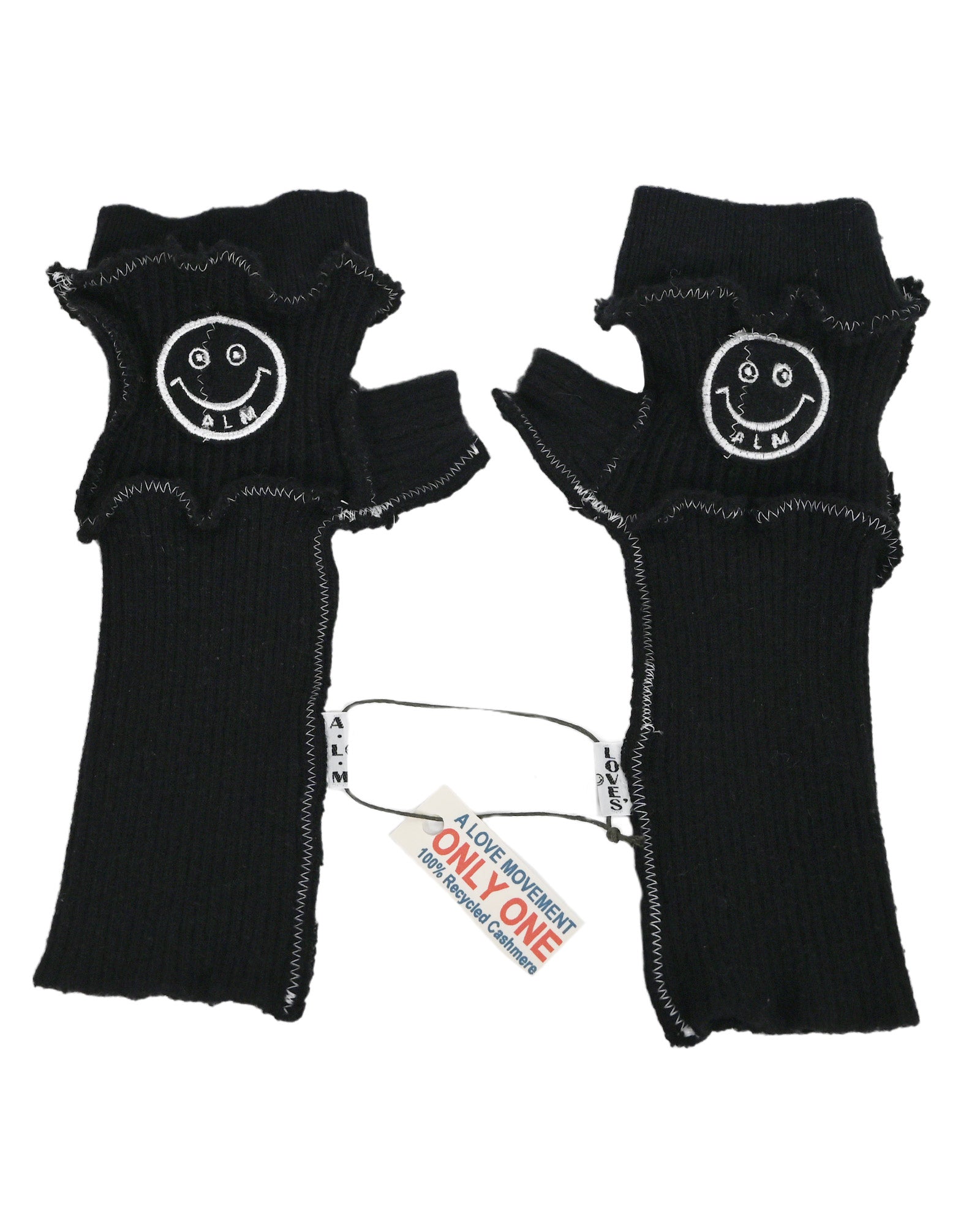 CASHMERE GLOVES 6 / BLACK