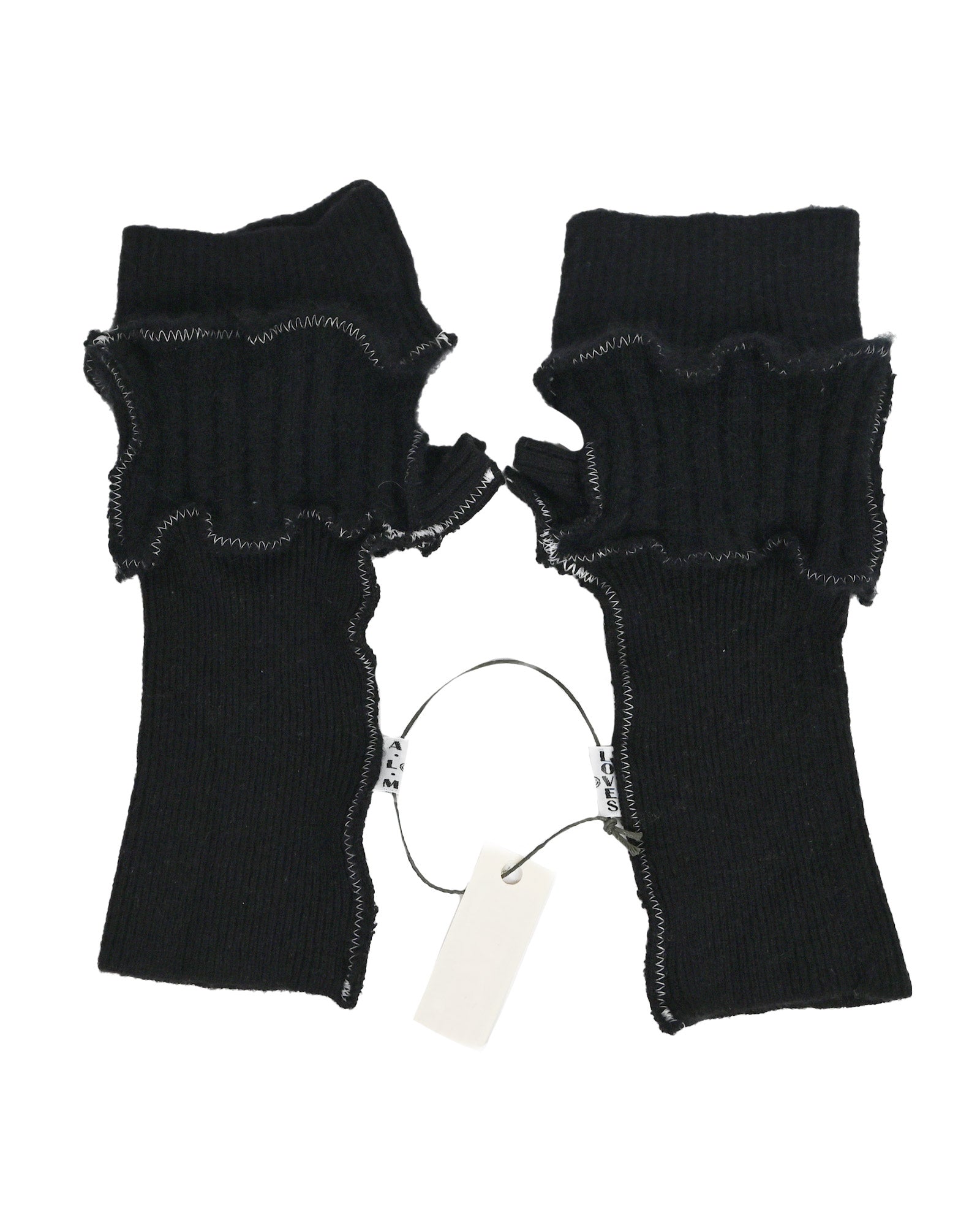A LOVE MOVEMENT・ア・ラブ・ムーブメント - ファッション小物 CASHMERE GLOVES 4 / BLACK