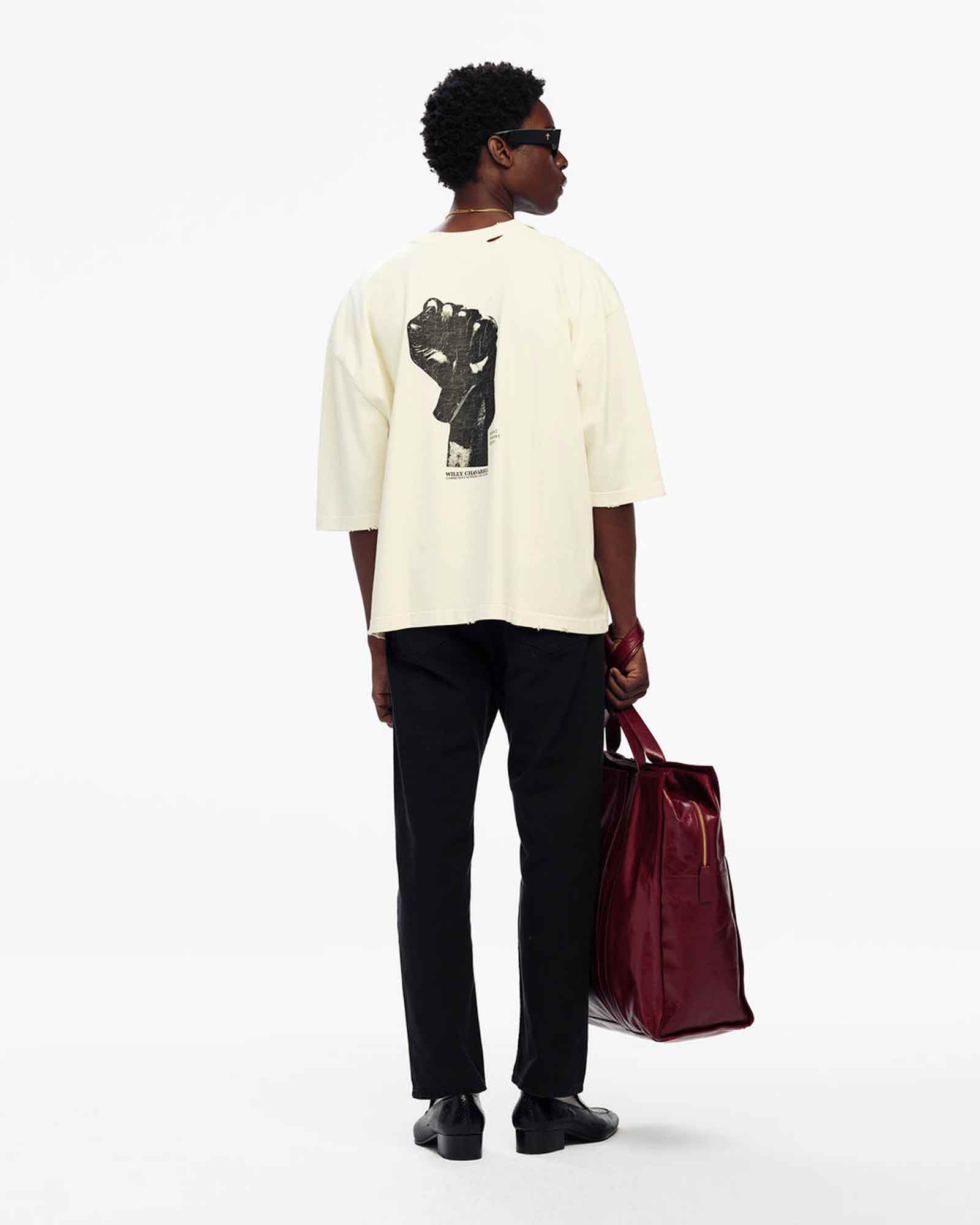 WILLY CHAVARRIA・ウィリー・チャバリア -  RESIST PERSIST EXIST BUFFALO TEE / MASA