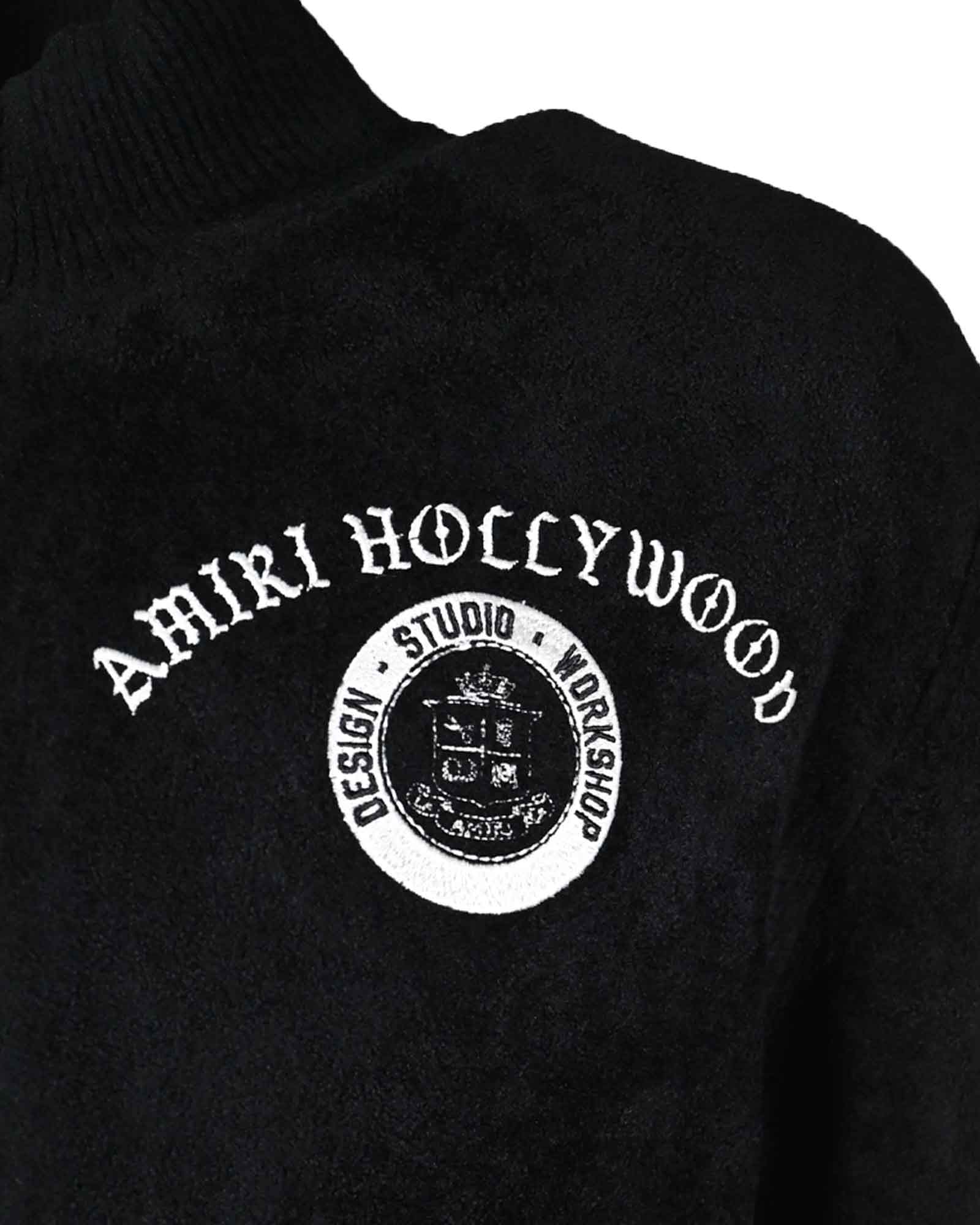 AMIRI・アミリ - アウター・ジャケット COLLEGIATE VELVET TRACK JACKET 
/ BLACK