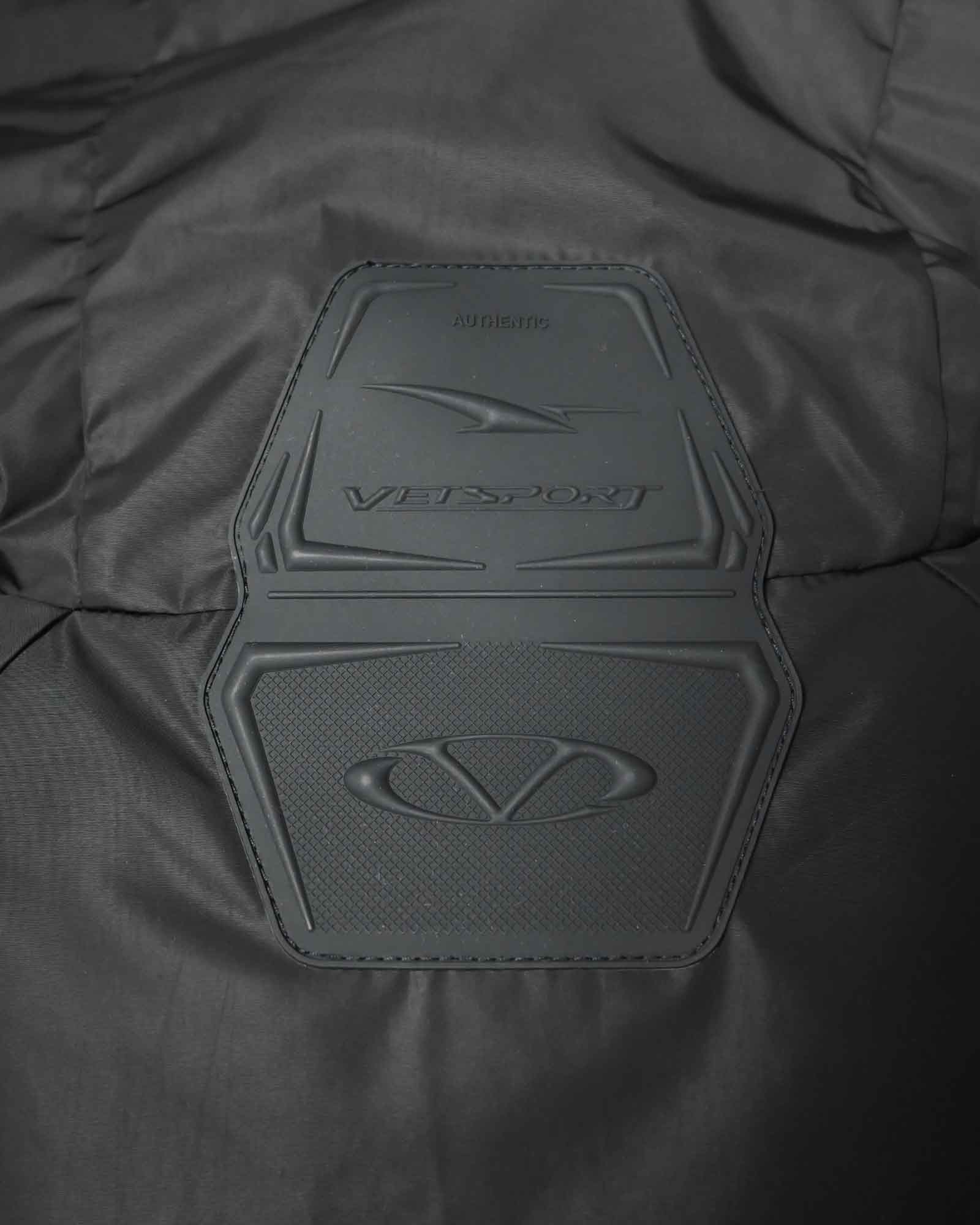 VETEMENTS・Vetements -  HOODED RAIN JACKET / BLACKOUT