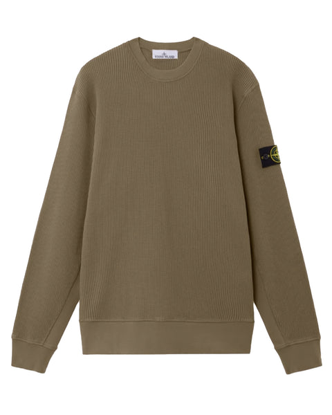 STONE ISLAND (ストーンアイランド) WAFFLE FLEECE / MILITARY GREEN