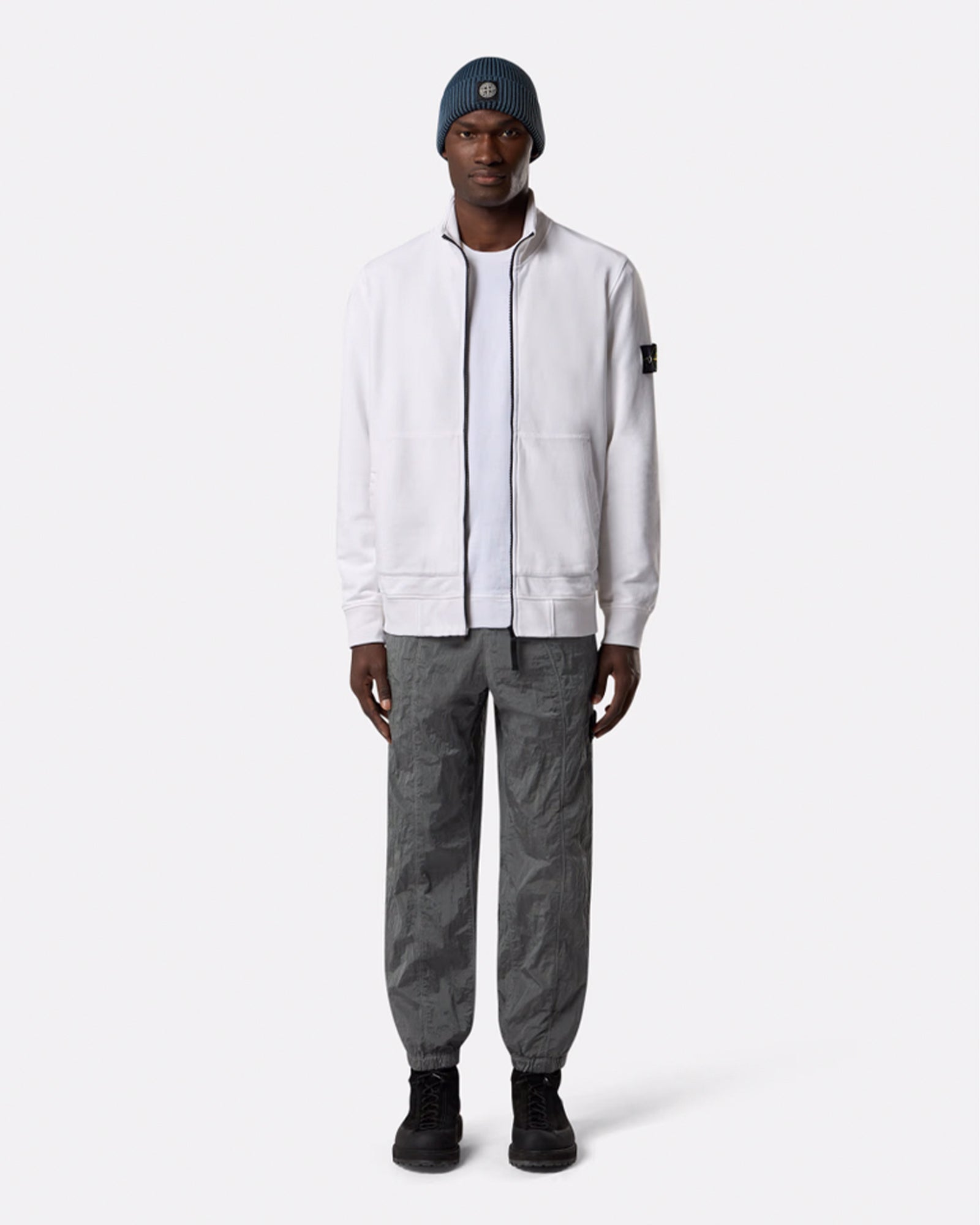 STONE ISLAND・ストーンアイランド - スウェット HEAVY COTTON JERSEY SWEATSHIRT / WHITE