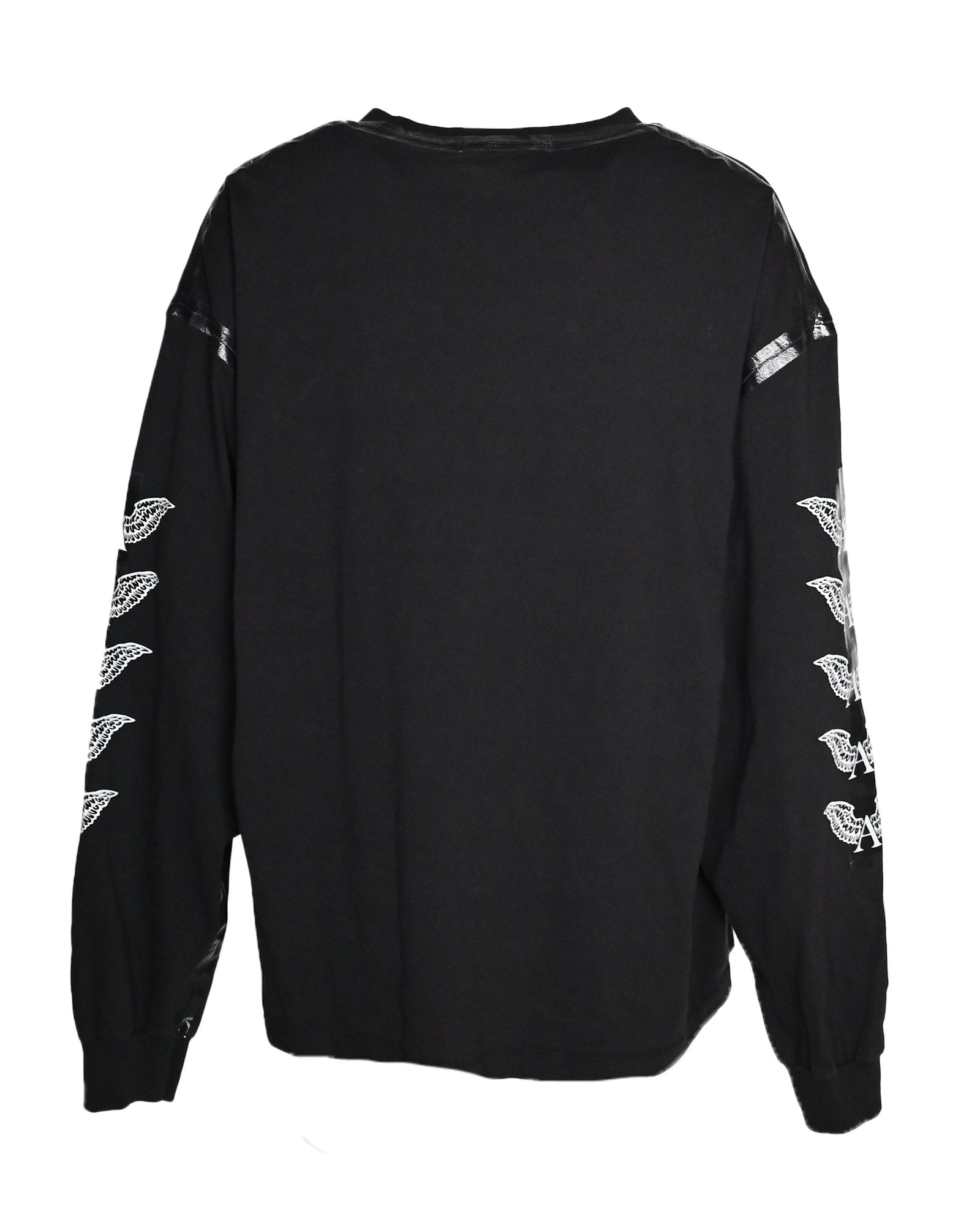 ALEXANDER DIGENOVA・アレキサンダー・ディジェノバ - L/S Tシャツ TAPED SEAM LONG SLEEVE T-SHIRT / VINTAGE BLACK
