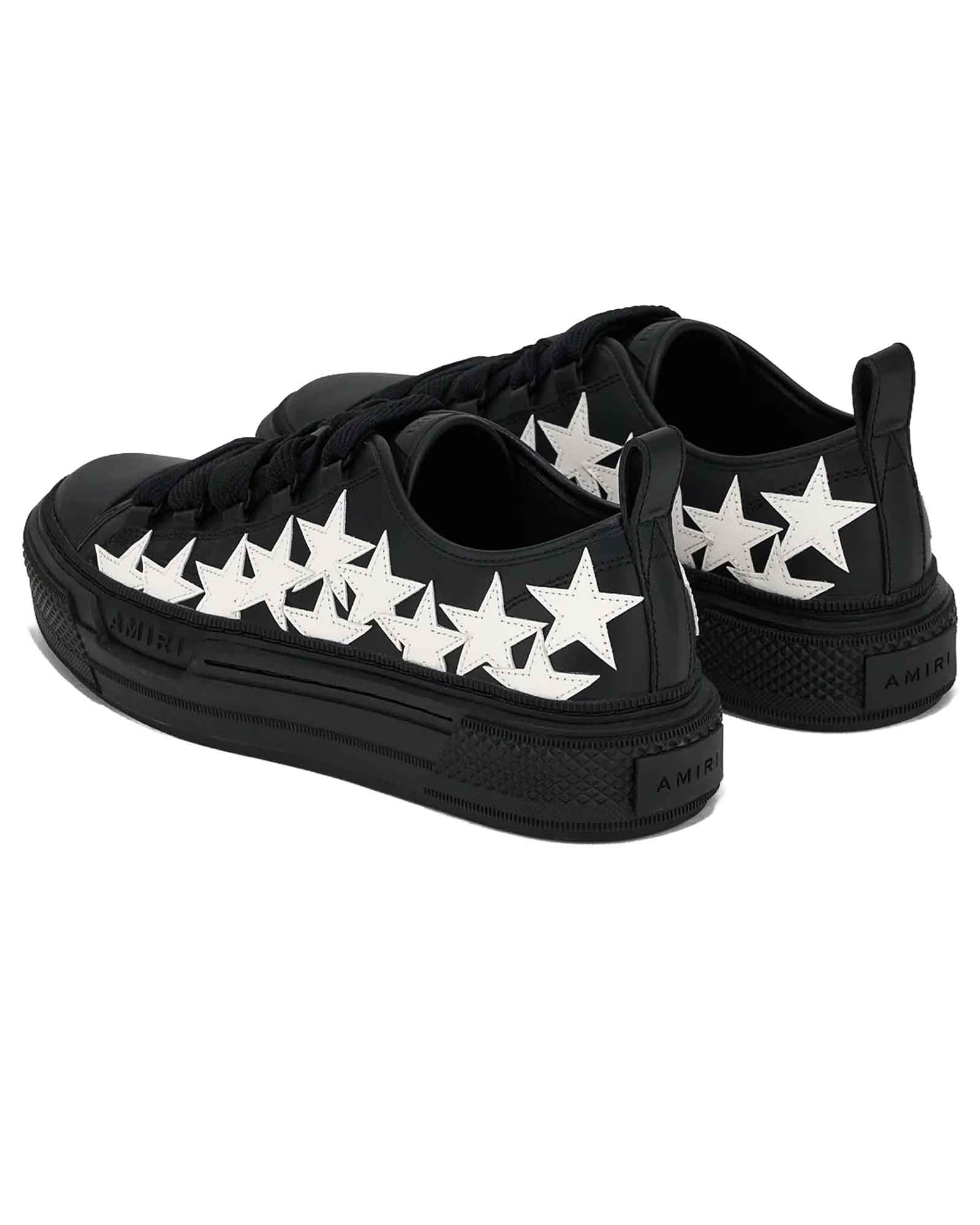 AMIRI・アミリ - ローカットスニーカー STARS COURT LOW / BLACK/BLACK