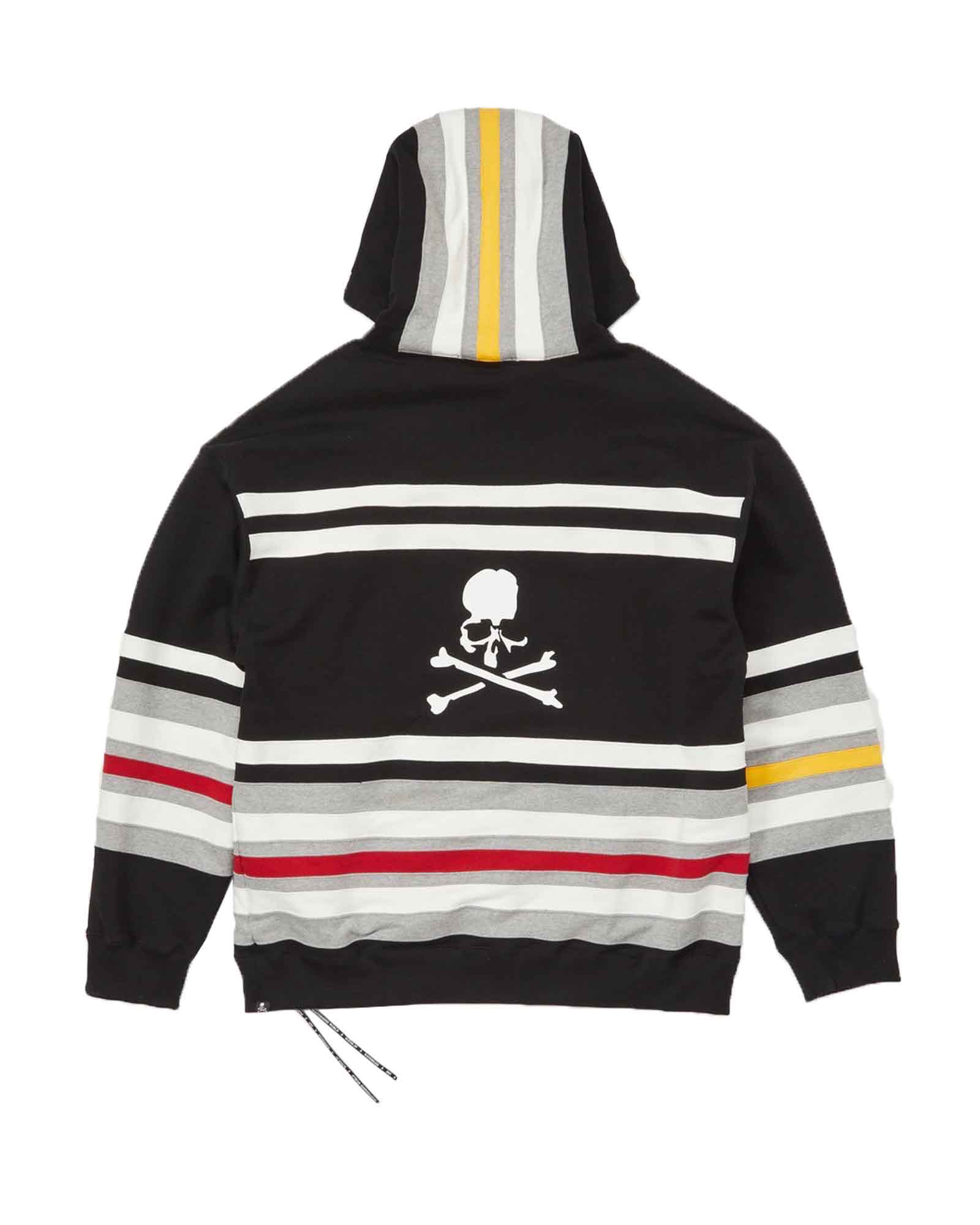 mastermind・マスターマインド - パーカー・フーディ HORIZONAL SWITCHING HOODIE / BLACK BASE