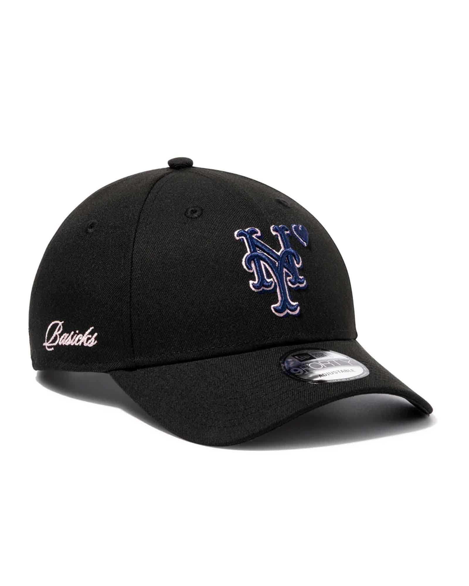 BASICKS・ベイシックス - キャップ 9FORTY TM NEW YORK YANKEES CAP / BLACK×NAVY×WHITE×PINK