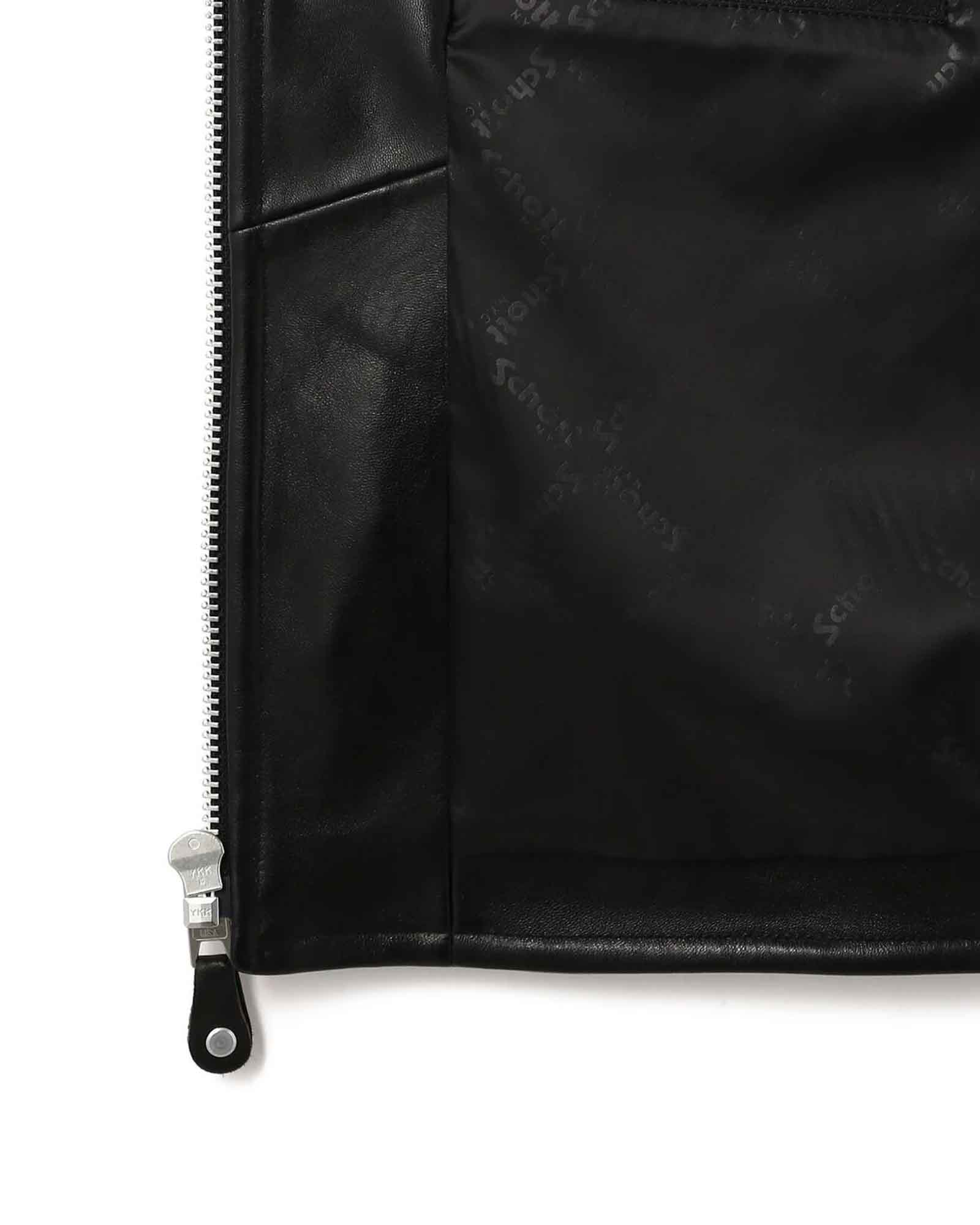 Schott・ショット - レザージャケット 70’S SINGLE RIDERS JACKET / BLACK