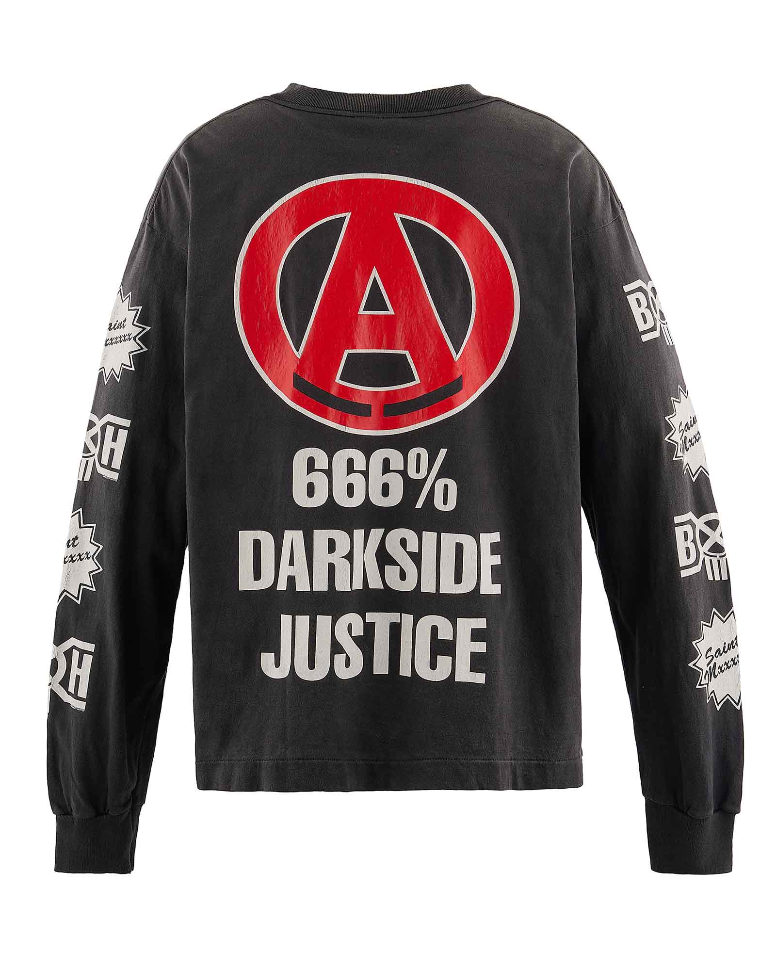 ©SAINT M××××××・圣迈克尔 -  BH_LS T-SHIRT/SAINTY HUNTER / BLACK