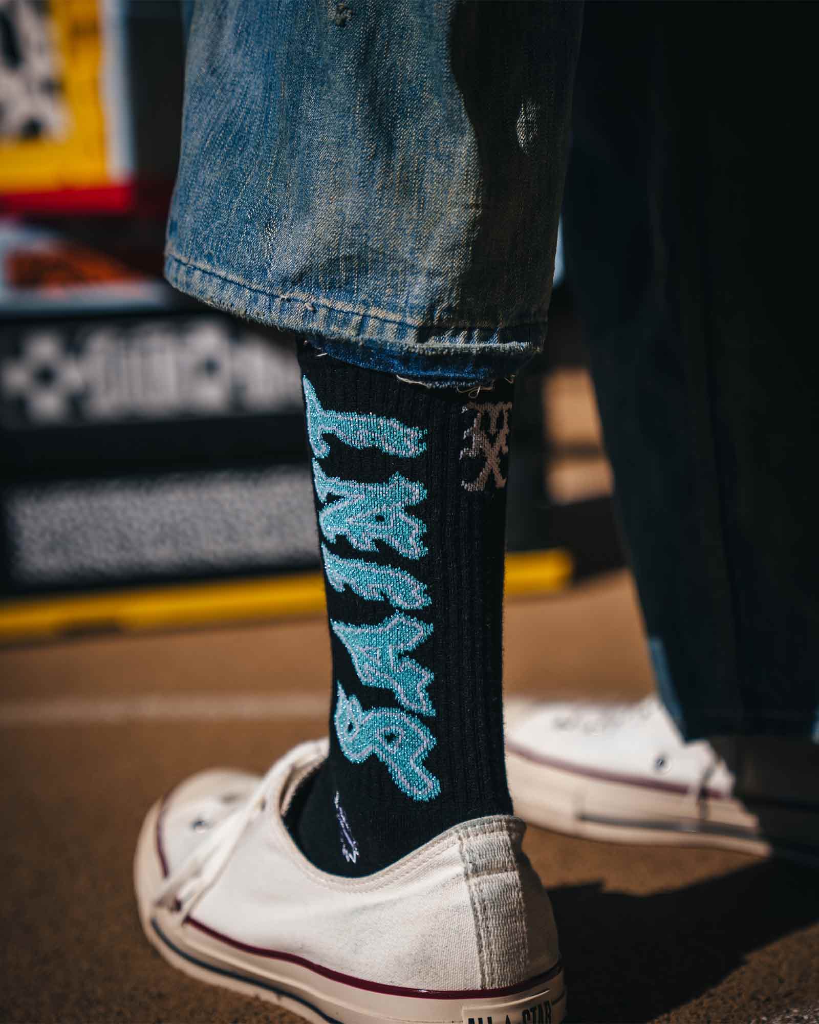 ©SAINT M××××××・saint michael -  SOCKS/SAINT / BLACK+BLUE