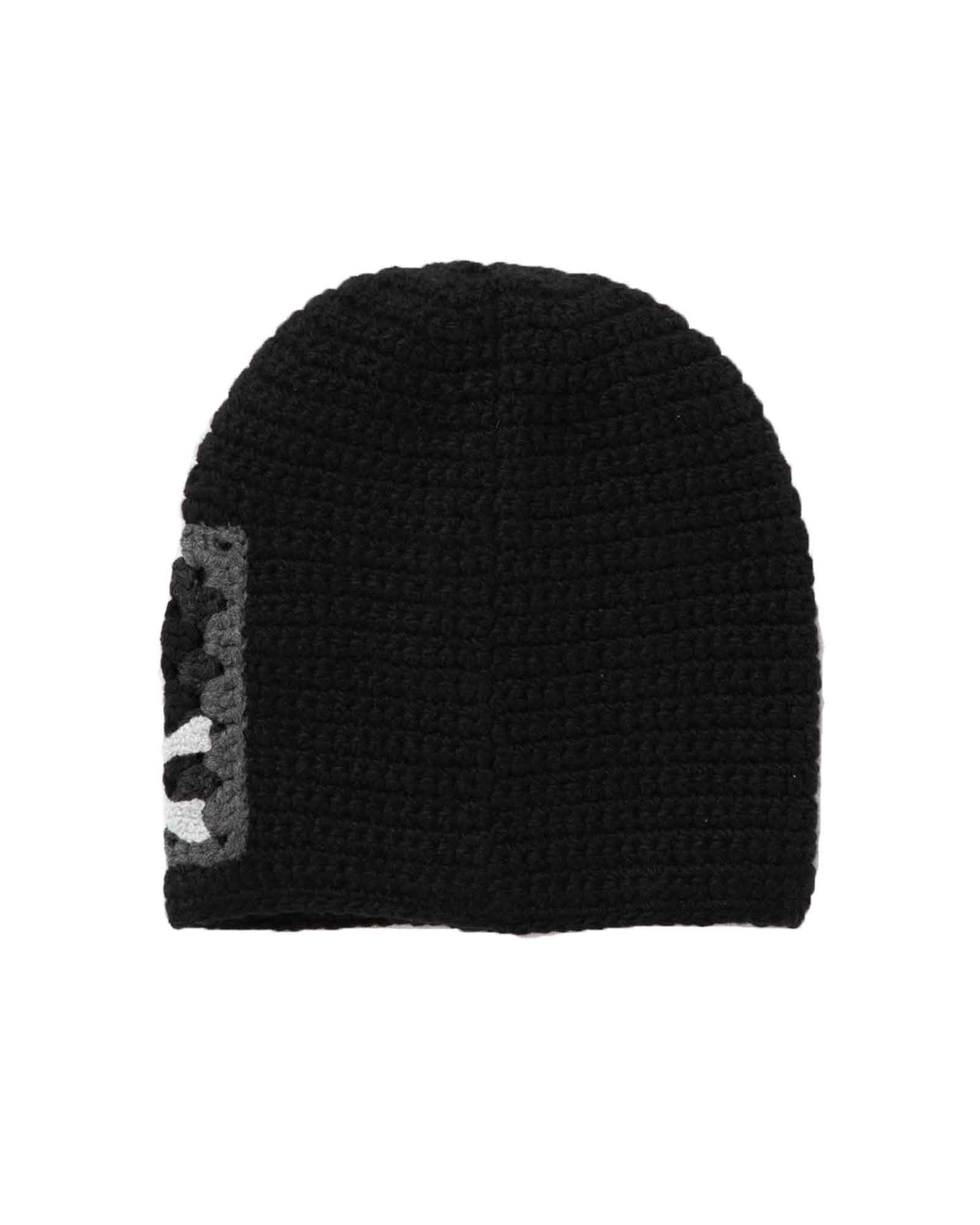 mastermind・マスターマインド - ニットキャップ・ビーニー HAND KNITTED BEANIE / BLACK