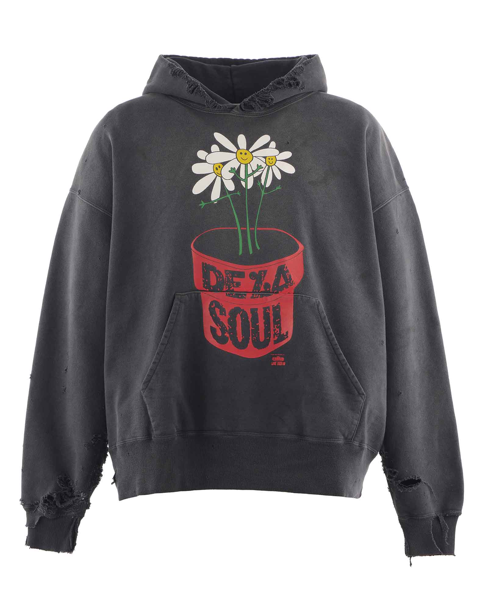 ©SAINT M××××××・セントマイケル - パーカー・フーディ DLS_HOODIE/DE LA SOUL / BLACK