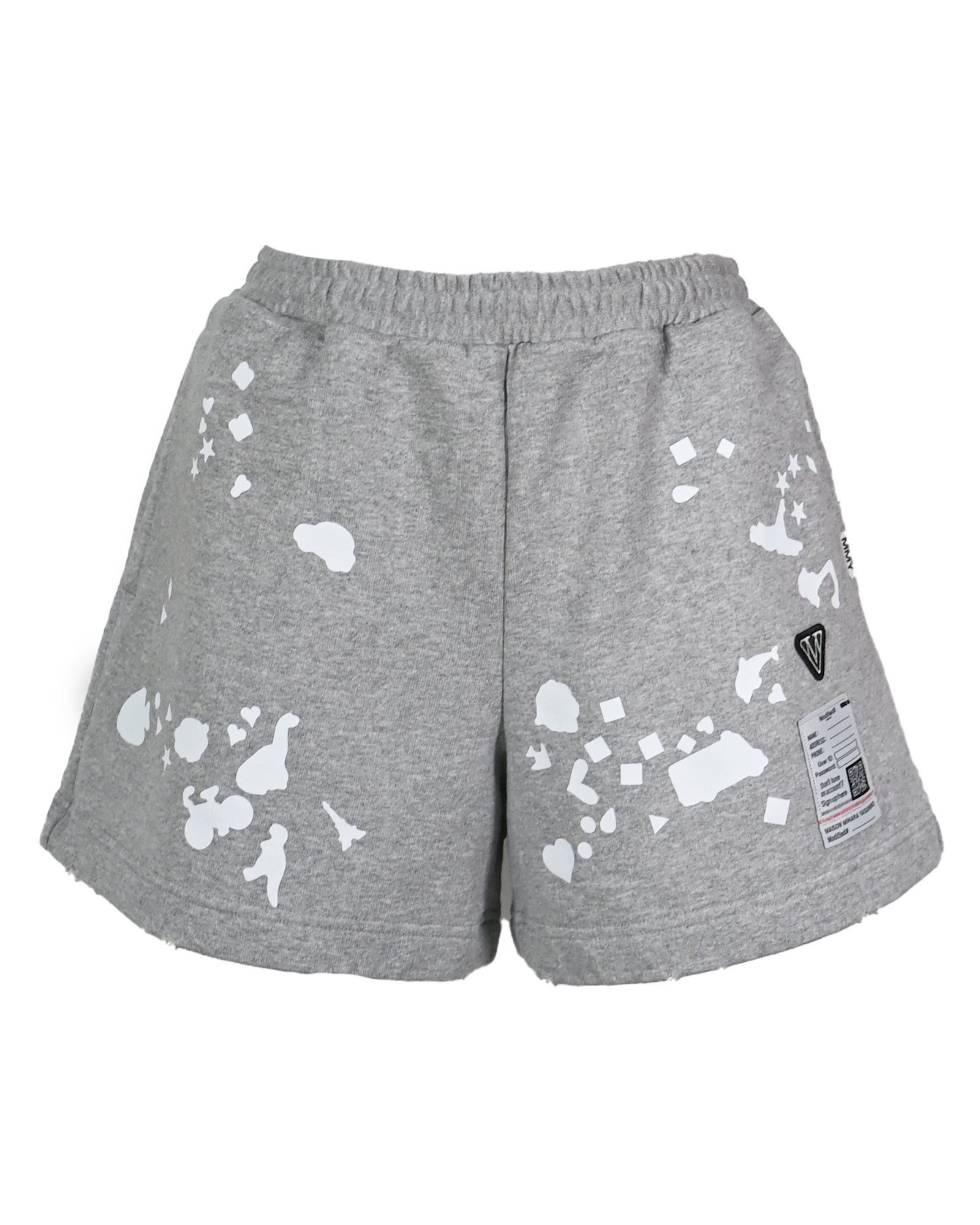 MIHARA YASUHIRO・ミハラヤスヒロ - ハーフ・ショートパンツ SILHOUETTE KIDS STICKER SHORT PANTS / GRAY