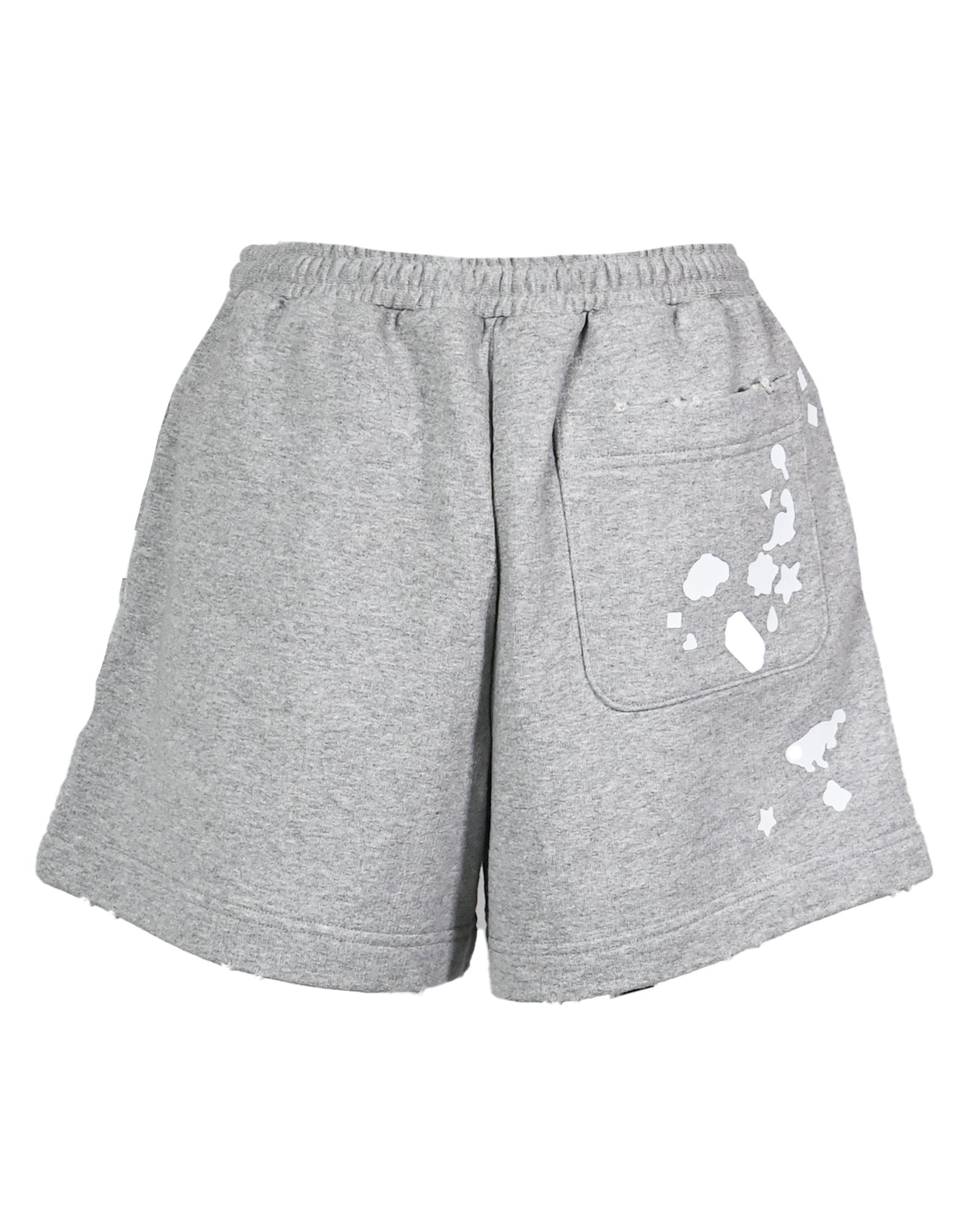 MIHARA YASUHIRO・ミハラヤスヒロ - ハーフ・ショートパンツ SILHOUETTE KIDS STICKER SHORT PANTS / GRAY