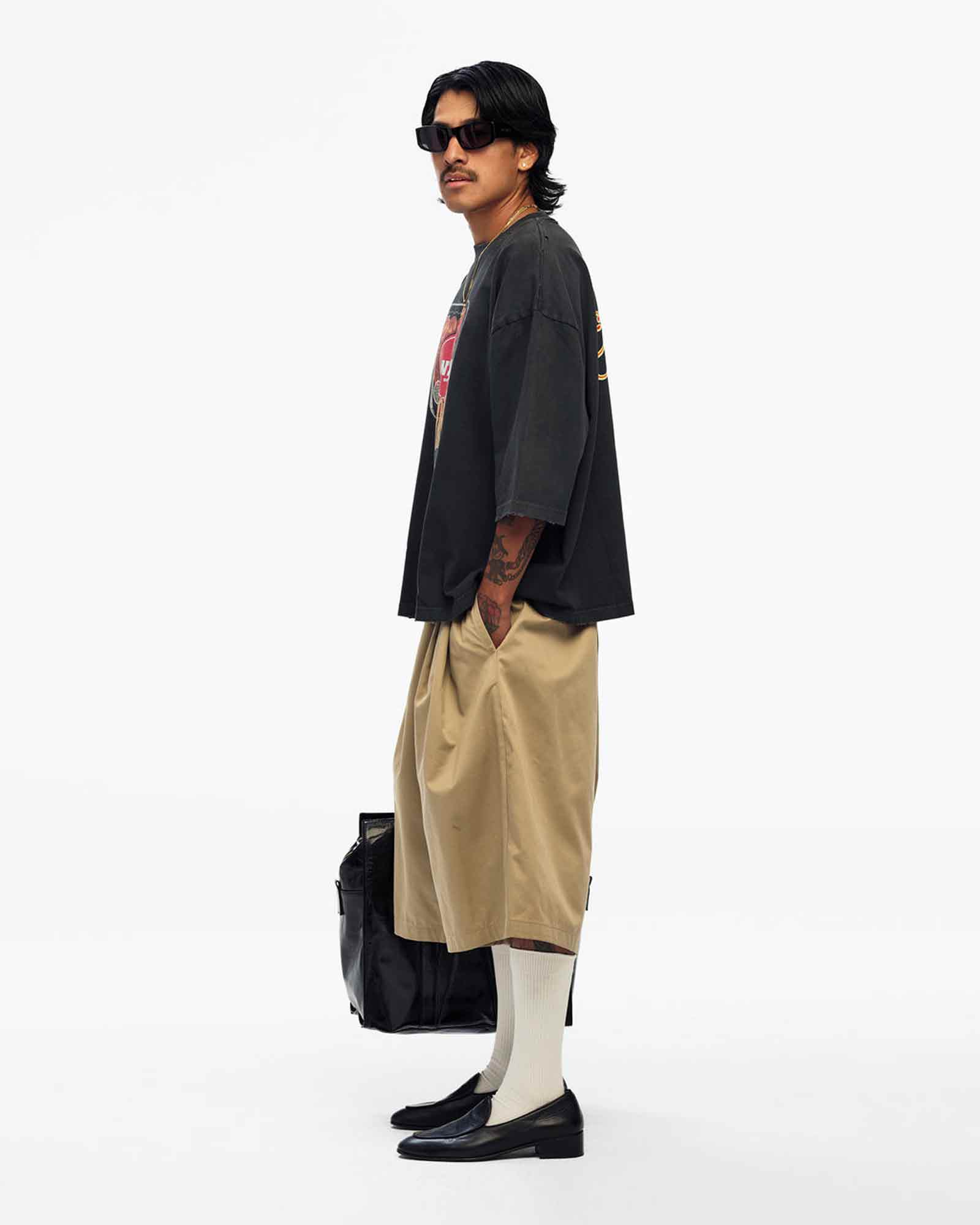WILLY CHAVARRIA・ウィリー・チャバリア -  OS ESPECIAL CHORIZO BUFFALO TEE / BLACK