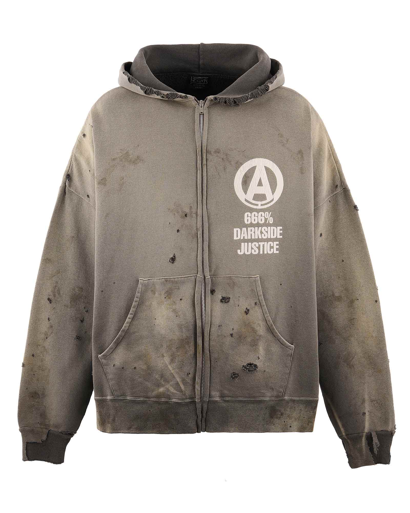 BH_ZIP HOODIE/SNT HUNTER / CHARCOAL