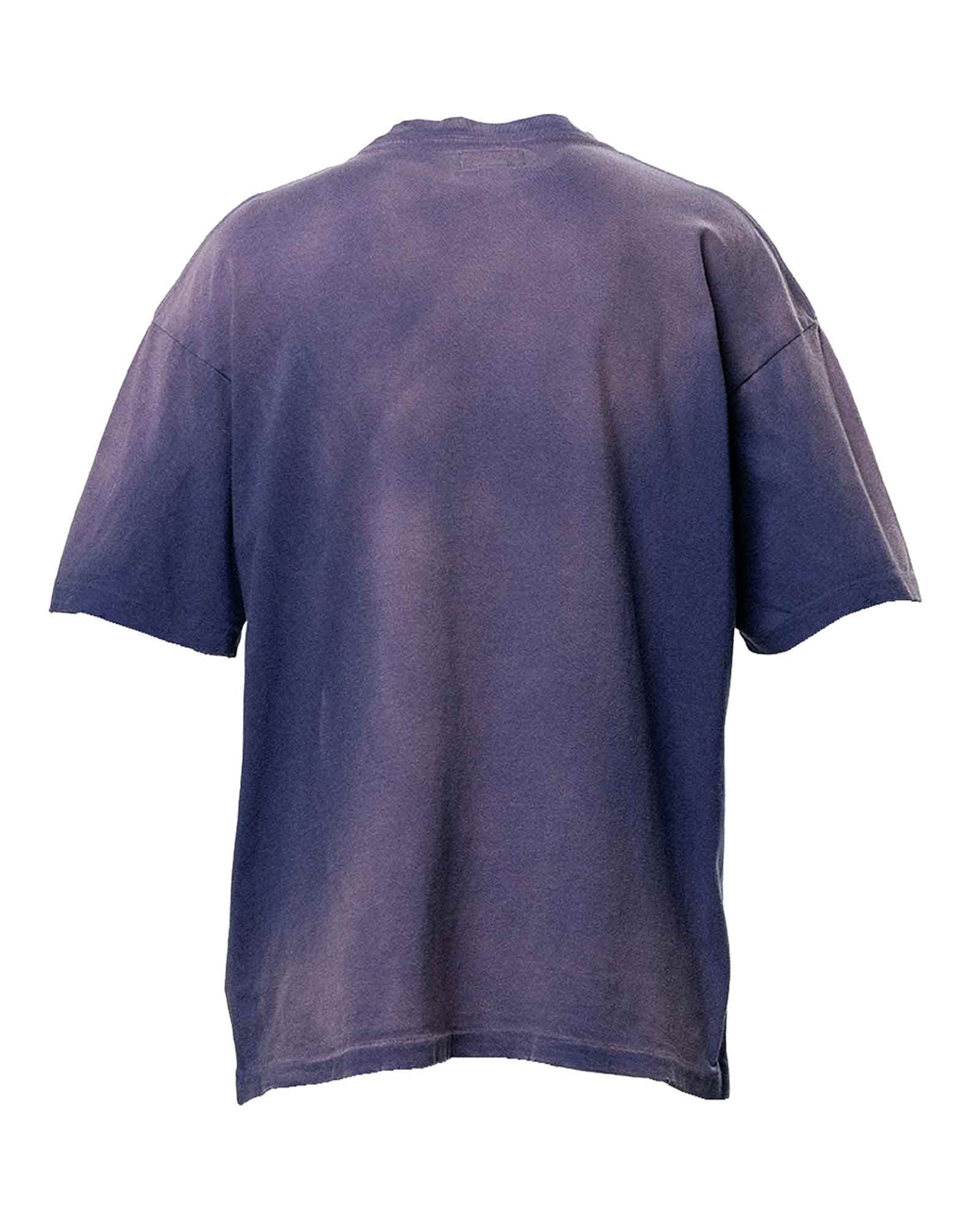 KAMIYA (カミヤ) SS26 “CRAYON FLAME KMY” TEE / NAVY | Detail