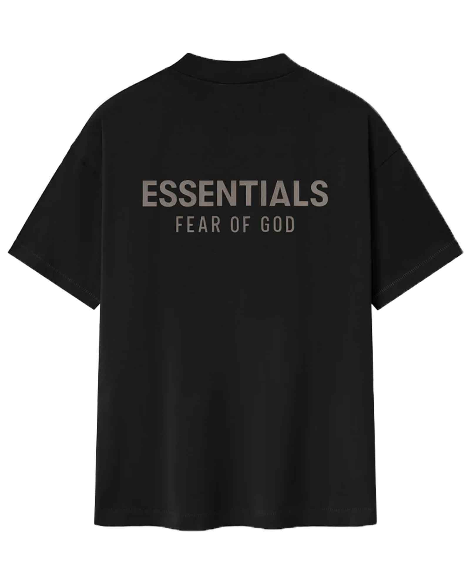 ESSENTIALS・essentials -  CLASSIC FIT T-SHIRT  / JET BLACK