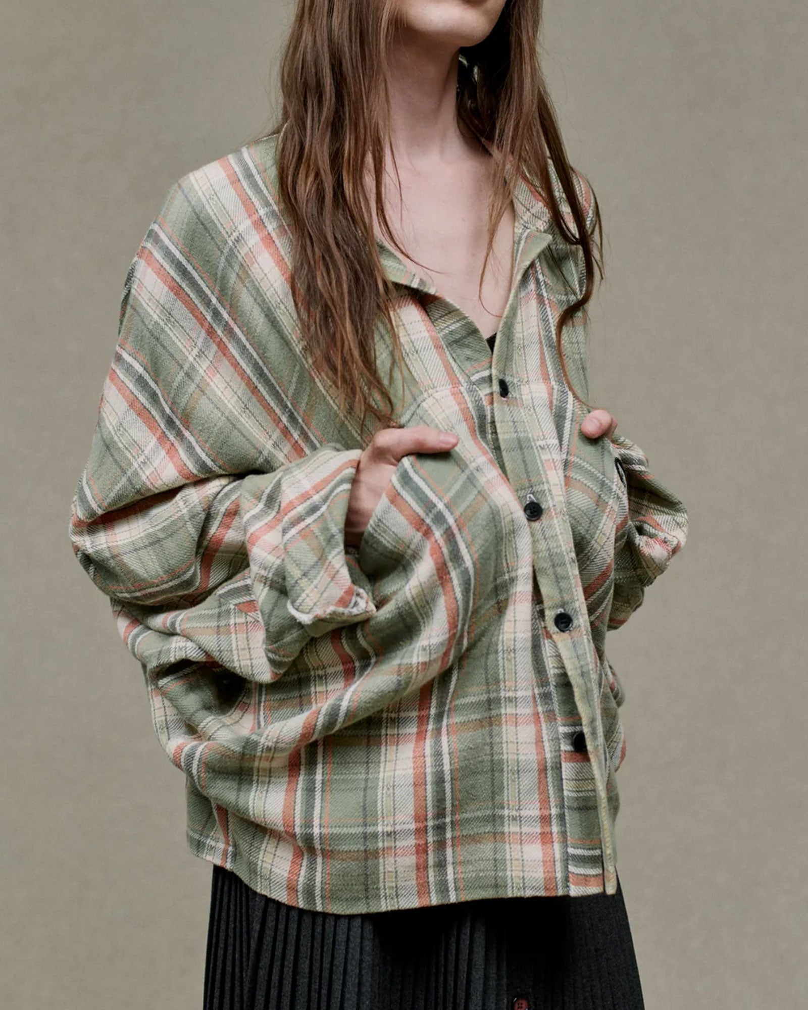 ARCHIVAL PLAID NAZARENE / GREEN