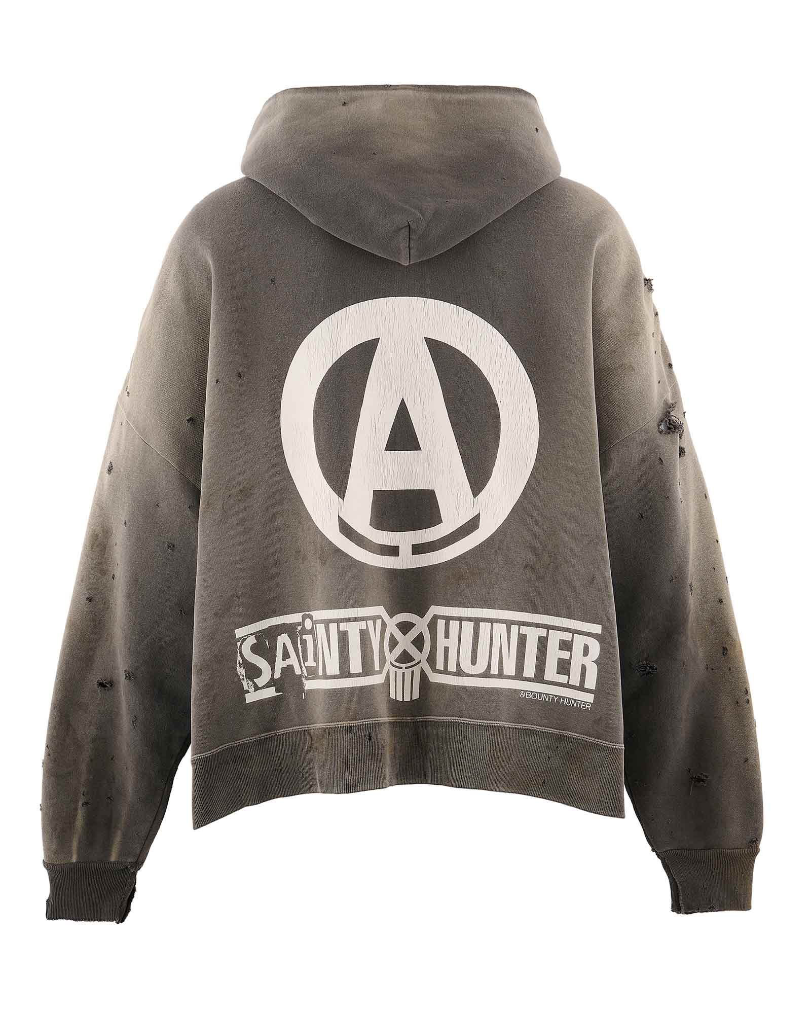 ©SAINT M××××××・圣迈克尔 -  BH_ZIP HOODIE/SNT HUNTER / CHARCOAL