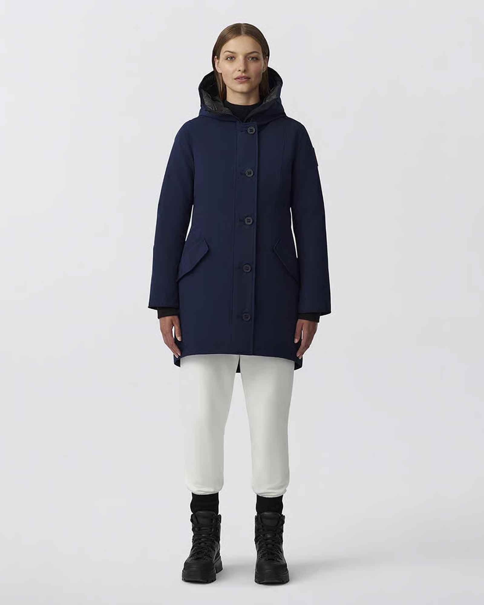 CANADA GOOSE・カナダグース - ダウンジャケット ROSSCLAIR PARKA / ATLANTIC NAVY