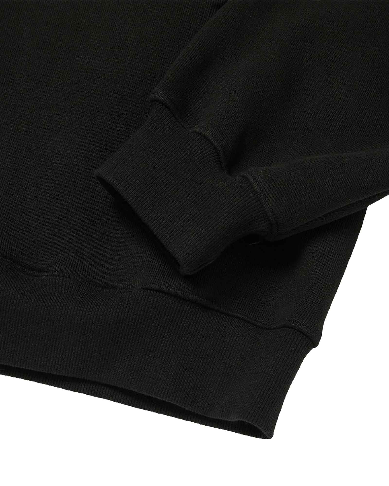 THUG CLUB・sag club -  IRON STEEL FOCUS ZIP-UP HOODIE / BLACK