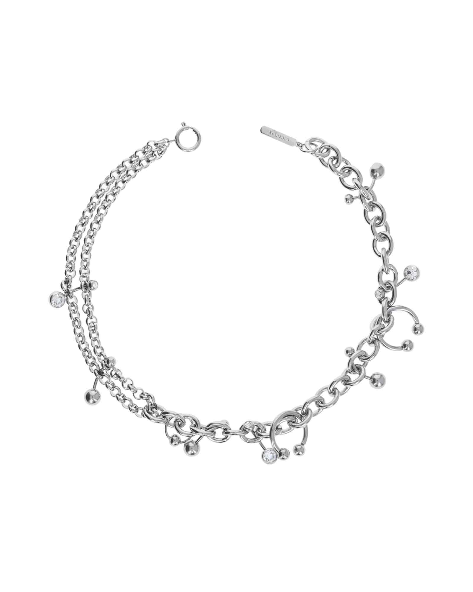 HOLLY NECKLACE / PALLADIUM