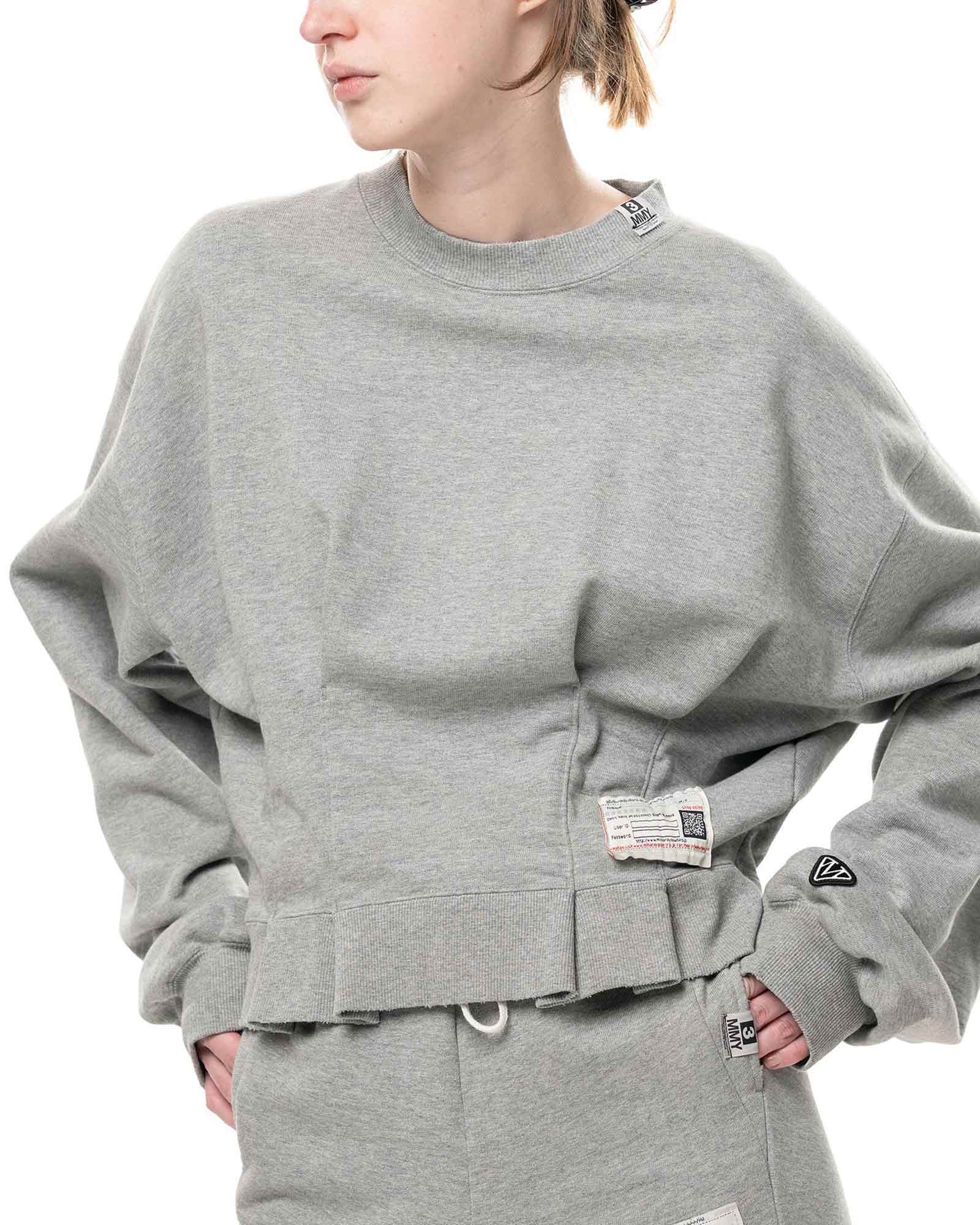 MIHARA YASUHIRO・Yasuhiro Mihara -  WAIST TUCKED PULLOVER / GRAY
