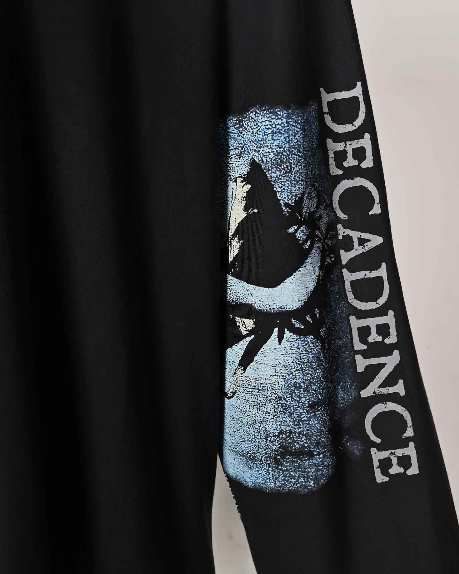 VETEMENTS・Vetements -  COF DECADENCE CUT-UP T-SHIRT LONGSLEEVE / WASHED BLACK